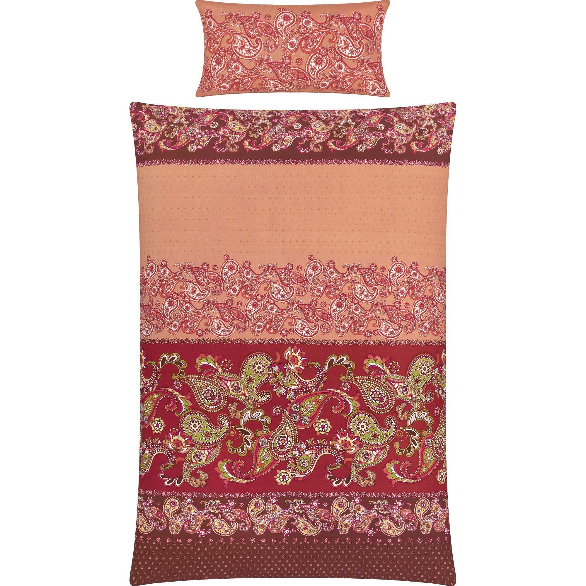REDBEST Bettwäsche Bettwäsche, Mako-Satin, Satin Paisley günstig online kaufen