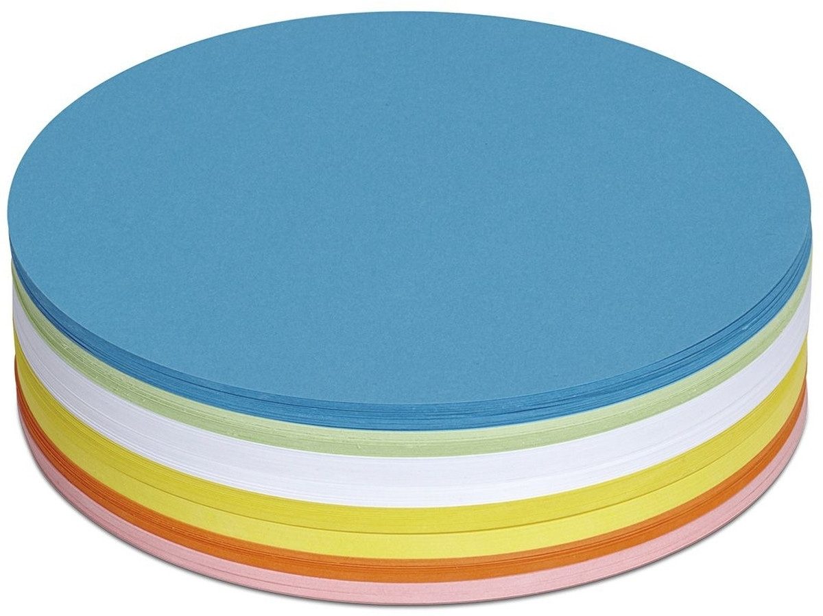 MAUL Moderationskoffer Moderationskarten Kreis 185mm sortiert VE=250 stück