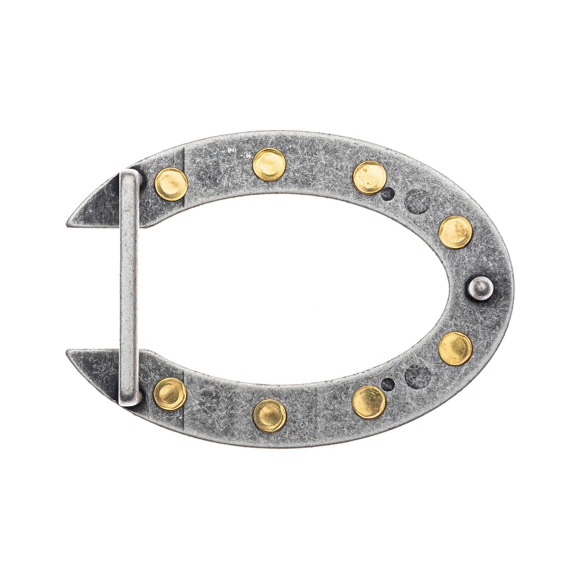 Cassandra Accessoires Gürtelschnalle Wechselschnalle Gürtelschließe Buckle "Horse" in Hufeisenform - 40mm