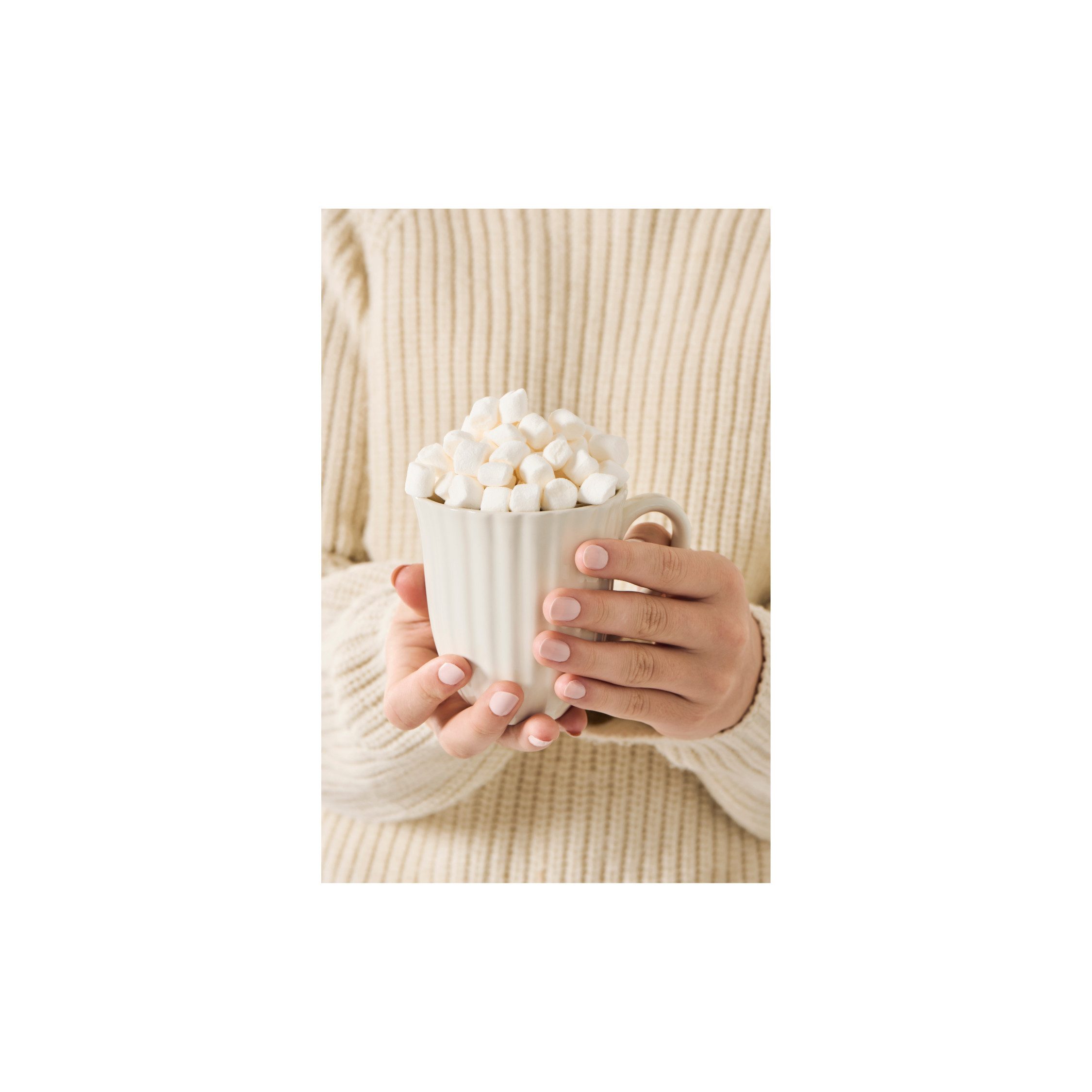 Ib Laursen Tasse IB Laursen Tasse mit Rillen Mynte® Butter Cream