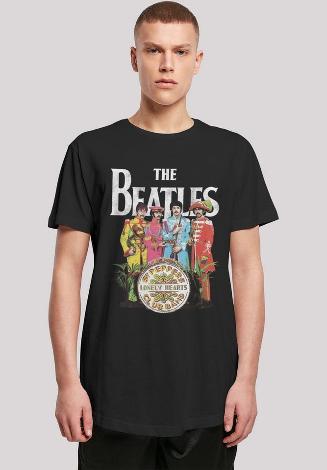180 Das Größe T-Shirt ist Sgt Beatles Band trägt The Pepper cm und Black groß F4NT4STIC M Print, Model