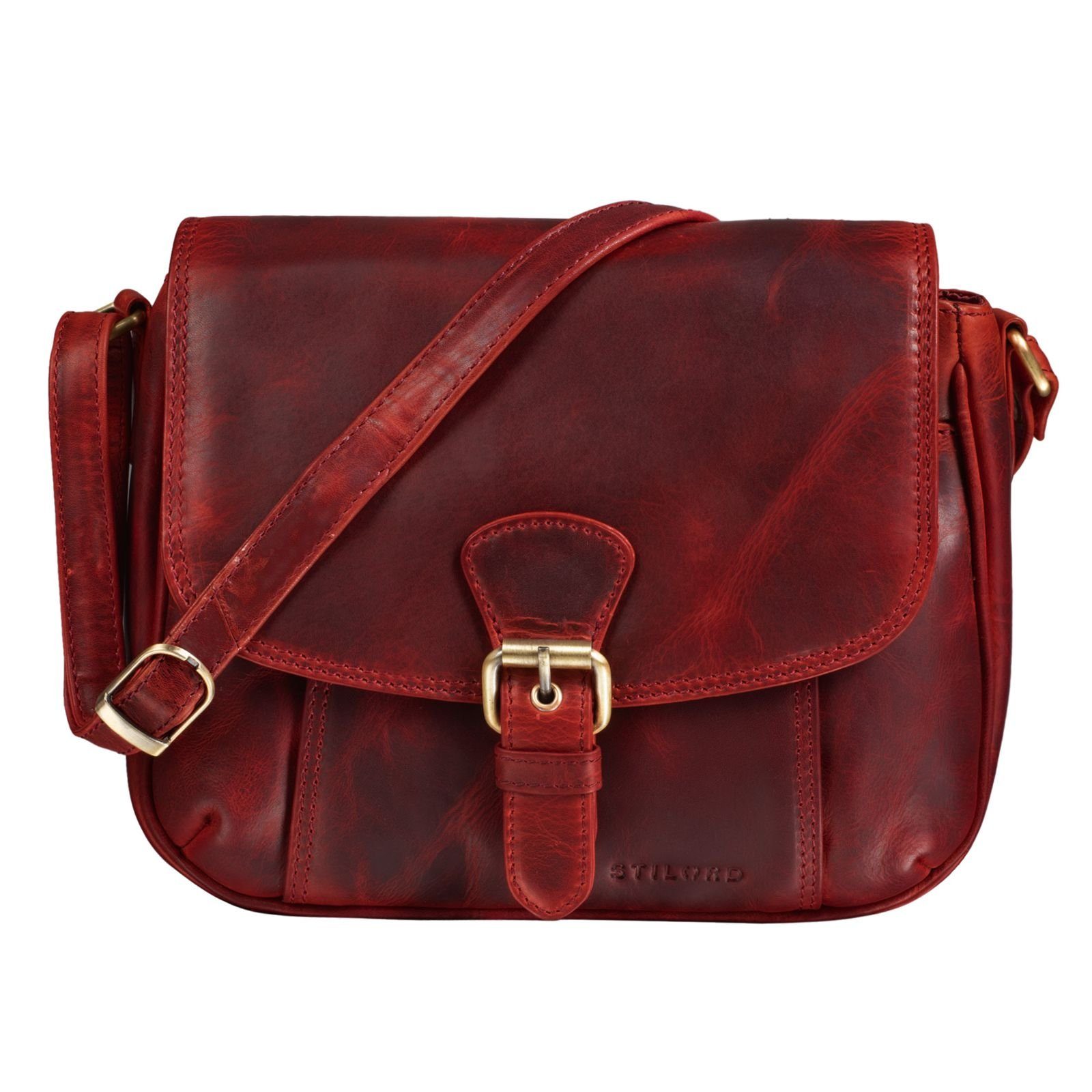 Handtasche "Violeta" Leder Umhängetasche Damen Vintage