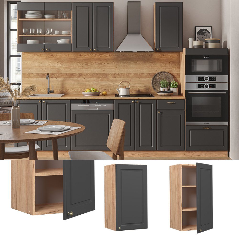 Vicco Hängeschrank Fame-Line, Anthrazit-Gold/Goldkraft Eiche, 40 günstig online kaufen