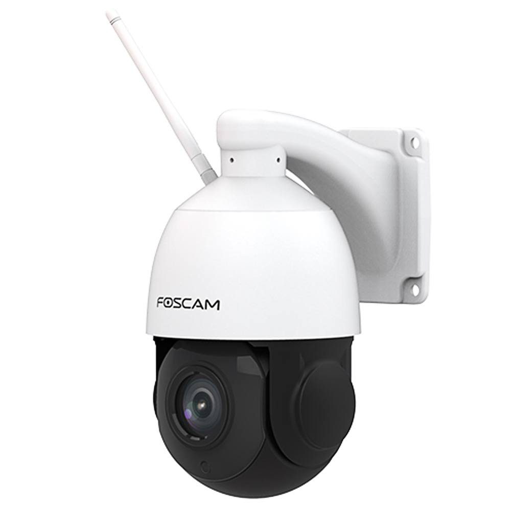 Foscam SD2X 1080P Dual-Band WLAN PTZ Dome Überwachungskamera (Außenbereich, Innenbereich, 18-facher optischer Zoom, 360°-Blickwinkel, Personenerkennung, 2-Wege-Audio, inkl. 64 GB Mikro-SD Karte)