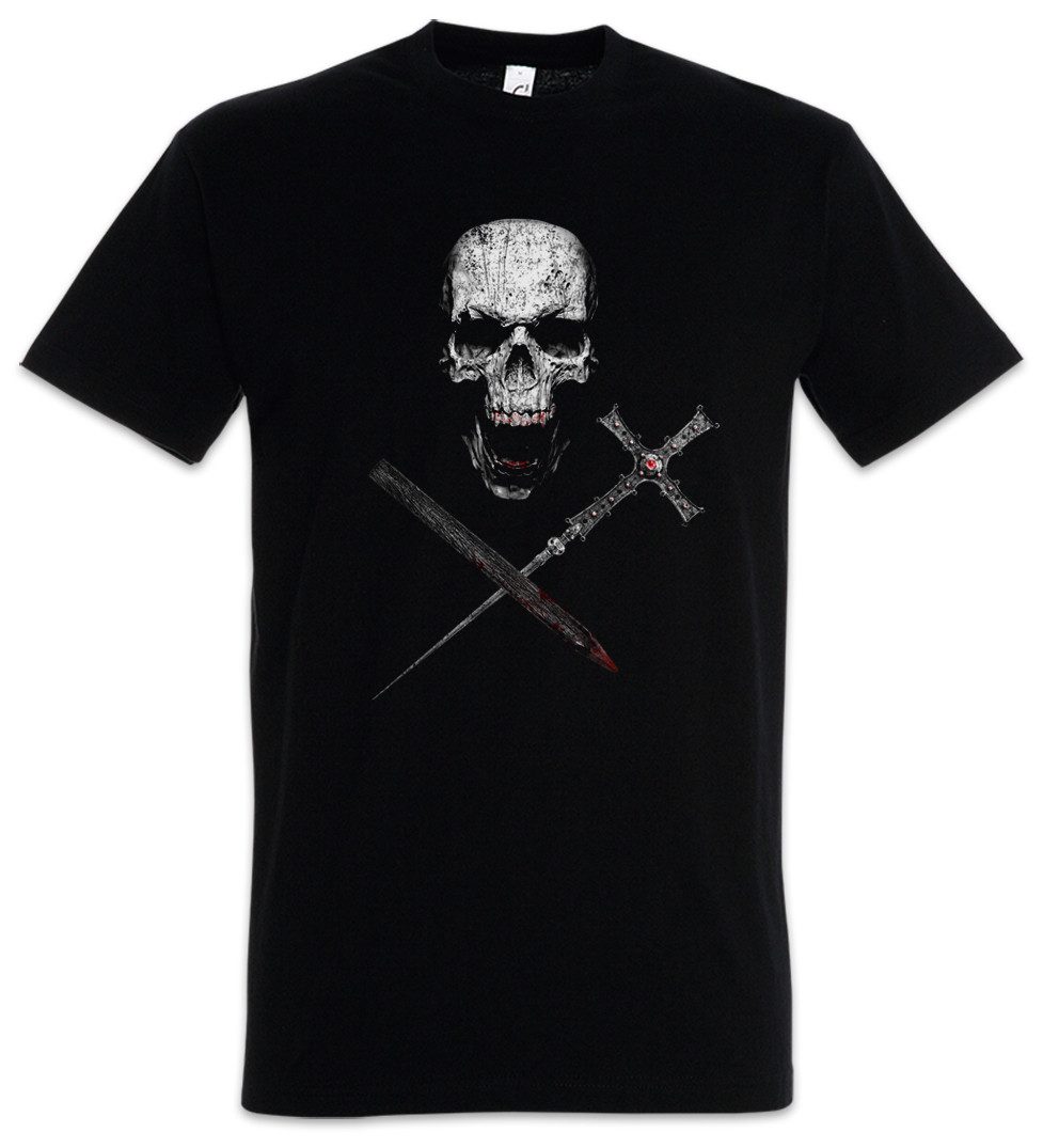 Urban Backwoods Print-Shirt Vampire Skull Herren T-Shirt Vampir Blut True G günstig online kaufen