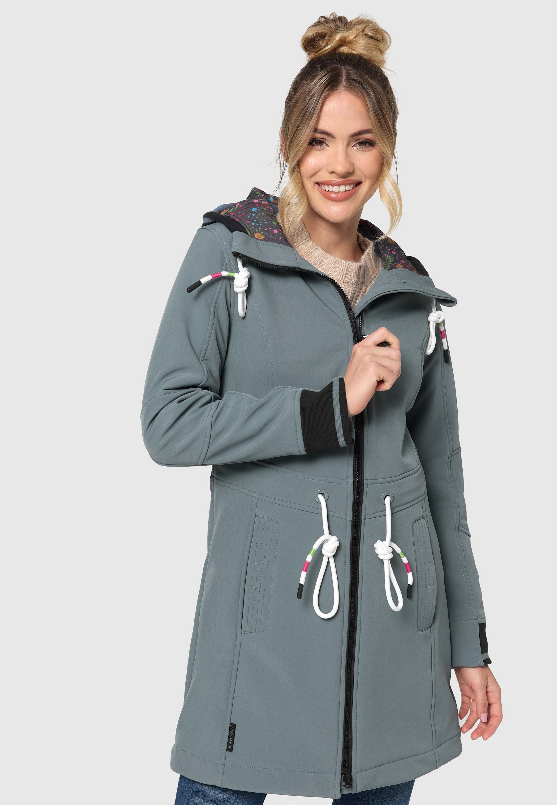 Marikoo Softshelljacke Mount Furnica mit hochschließendem Kragen – Bild 5 von 5
