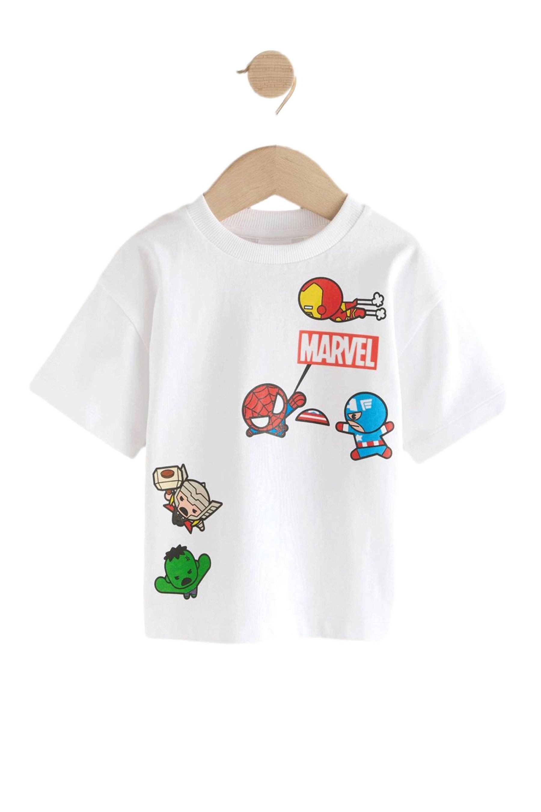 Next T-Shirt Marvel T-Shirt mit Allover-Print günstig online kaufen