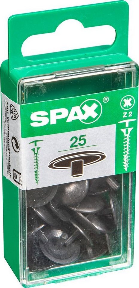 Thumbnail - SPAX Abdeckkappe Spax Abdeckkappen braun zum stecken - 25 Stk.