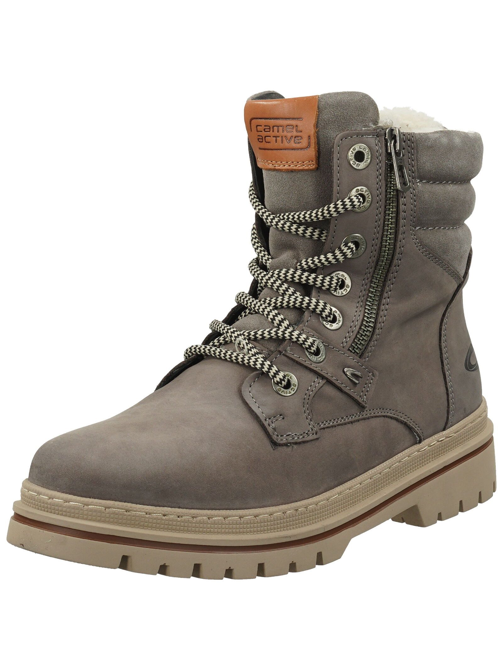 Stiefelette Leder Schnürstiefelette