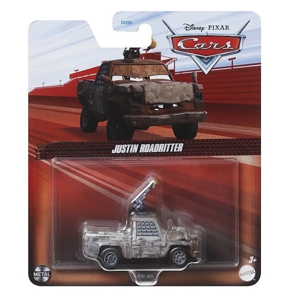 Disney Cars Spielzeug-Rennwagen Justin Roadritter HTX92 Disney Cars Die-Cast 1:55 Auto Fahrzeug