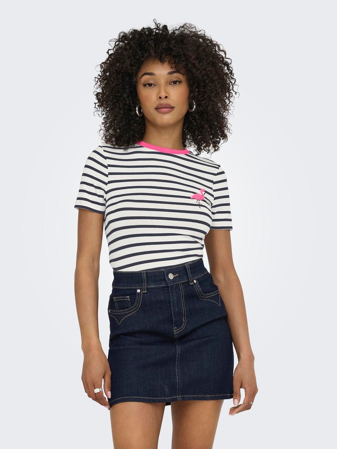 ONLY Kurzarmshirt ONLHEART LIFE S/S TEE JRS NOOS