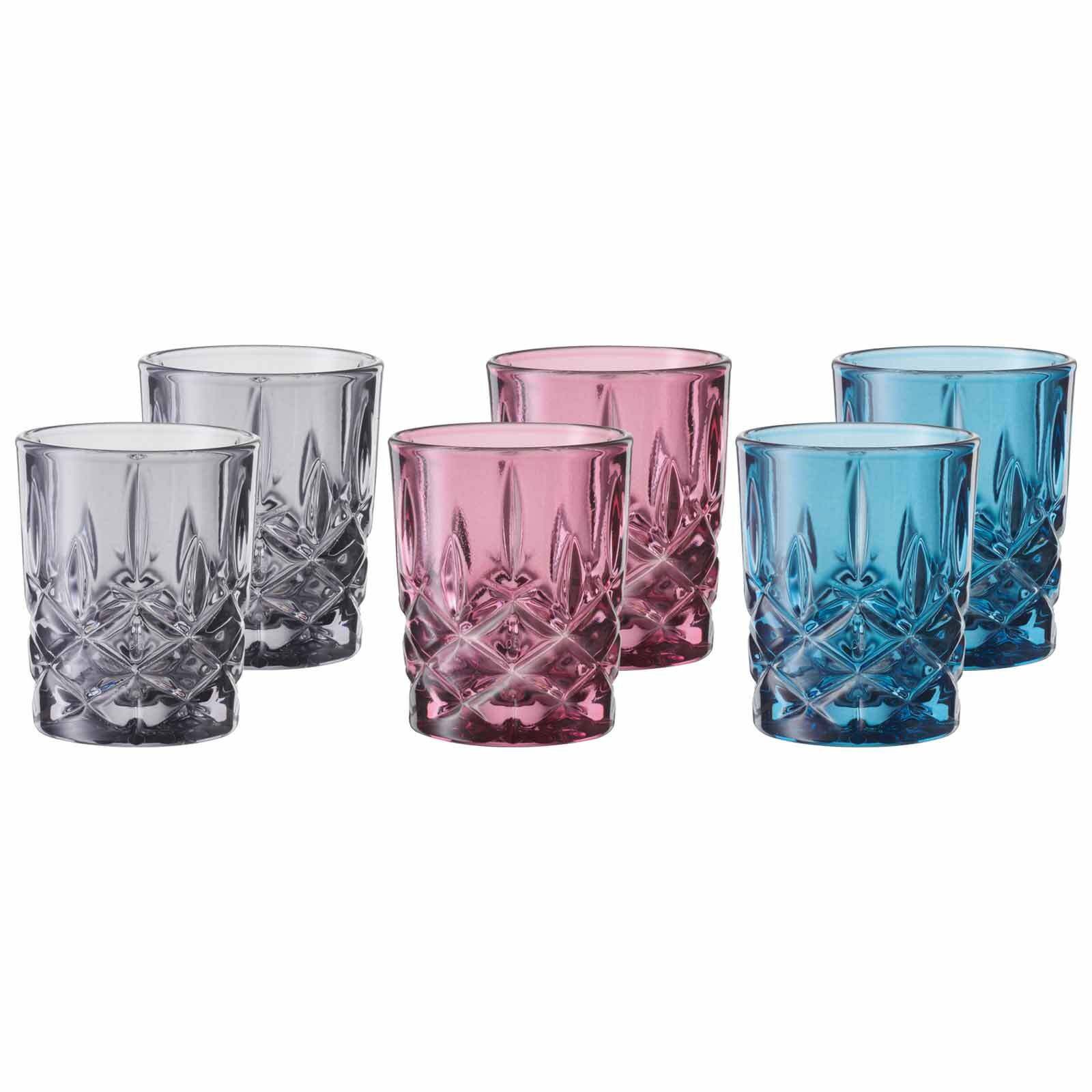 Schnapsglas Noblesse Stamper Vintage Colors 55 ml 6er Set