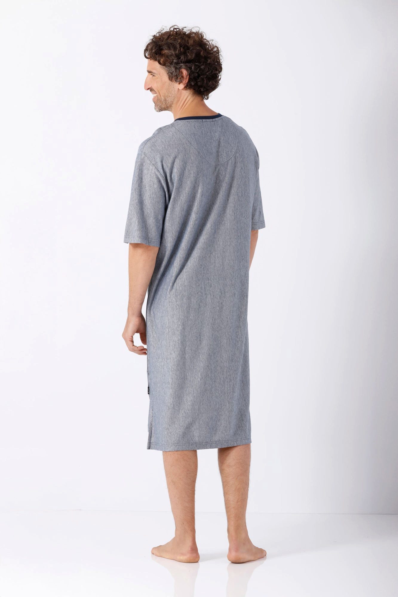 Hajo Nachthemd Herren Nachthemd Premium Cotton/TENCEL™ Modal