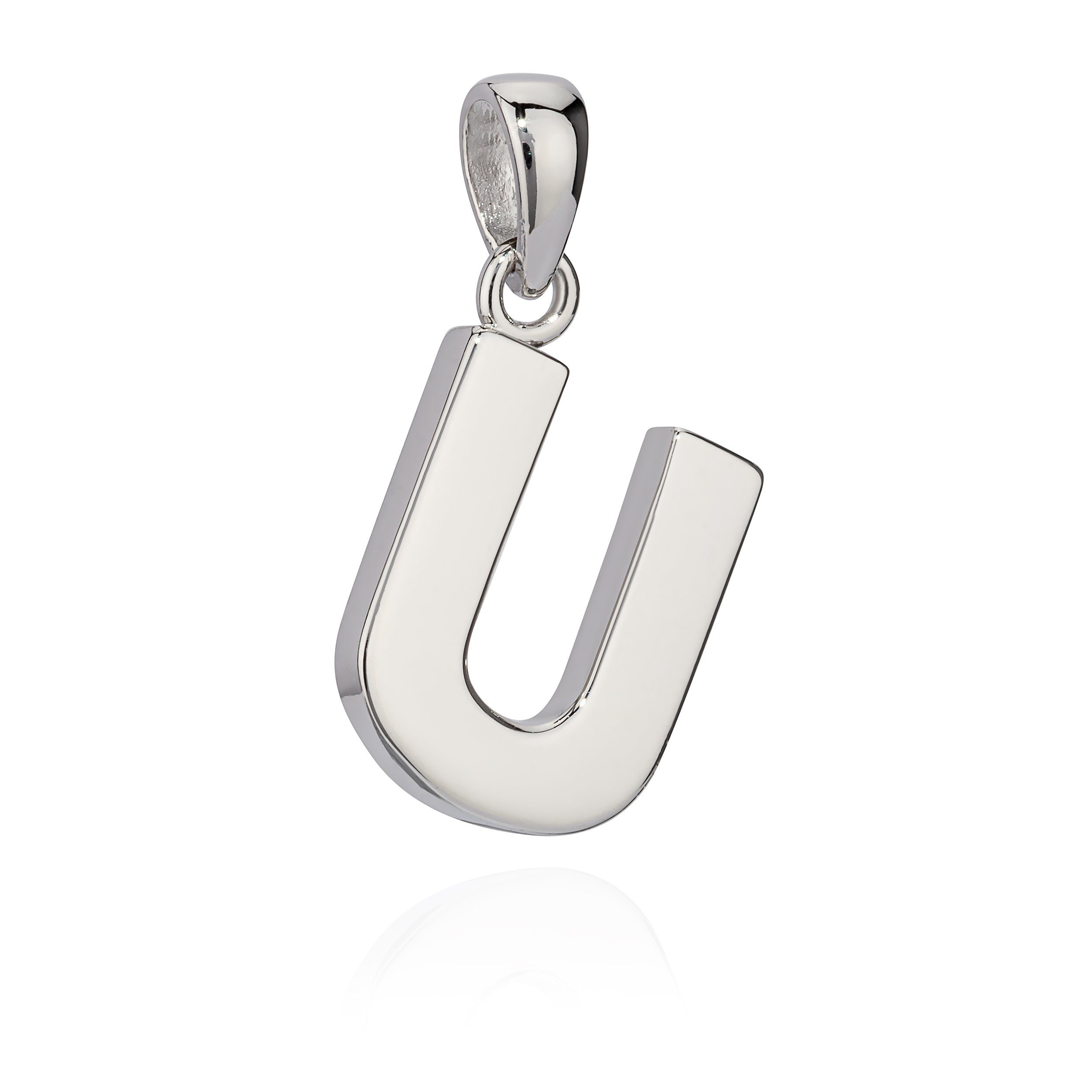 NKlaus Kettenanhänger 13x11mm Kettenanhänger Buchstabe U günstig online kaufen