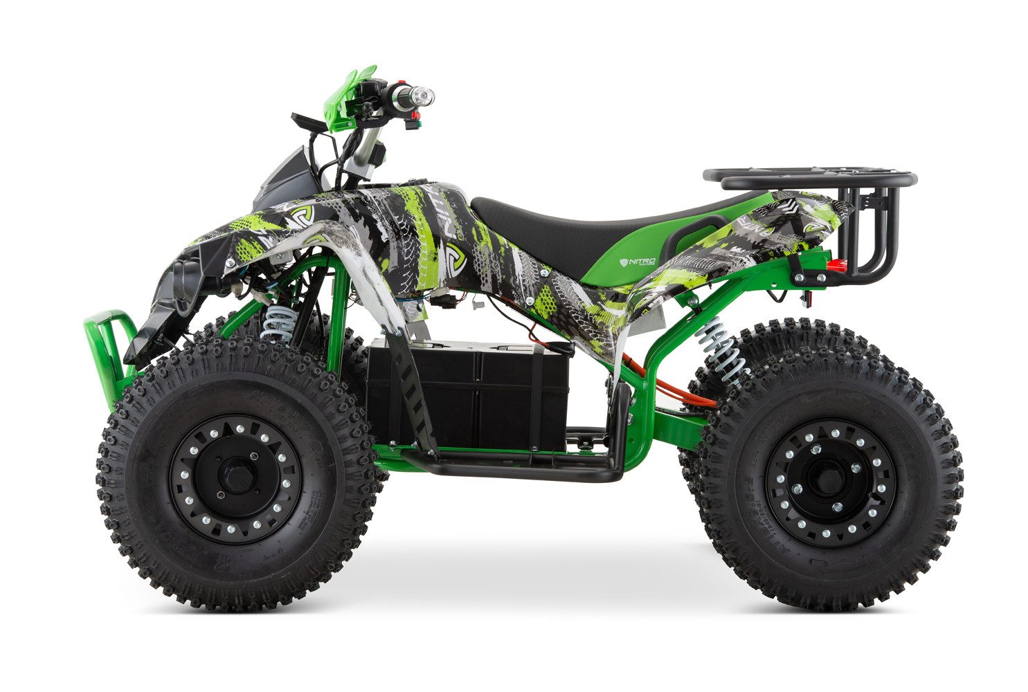Smarty Elektro-Kinderquad 1500W 60V Eco midi Kinder Quad Warrior Graffiti Sport 8"
