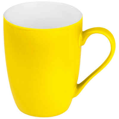Livepac Office Tasse Porzellantasse / Kaffeetasse / Fassungsvermögen: 300 ml / Farbe: gelb