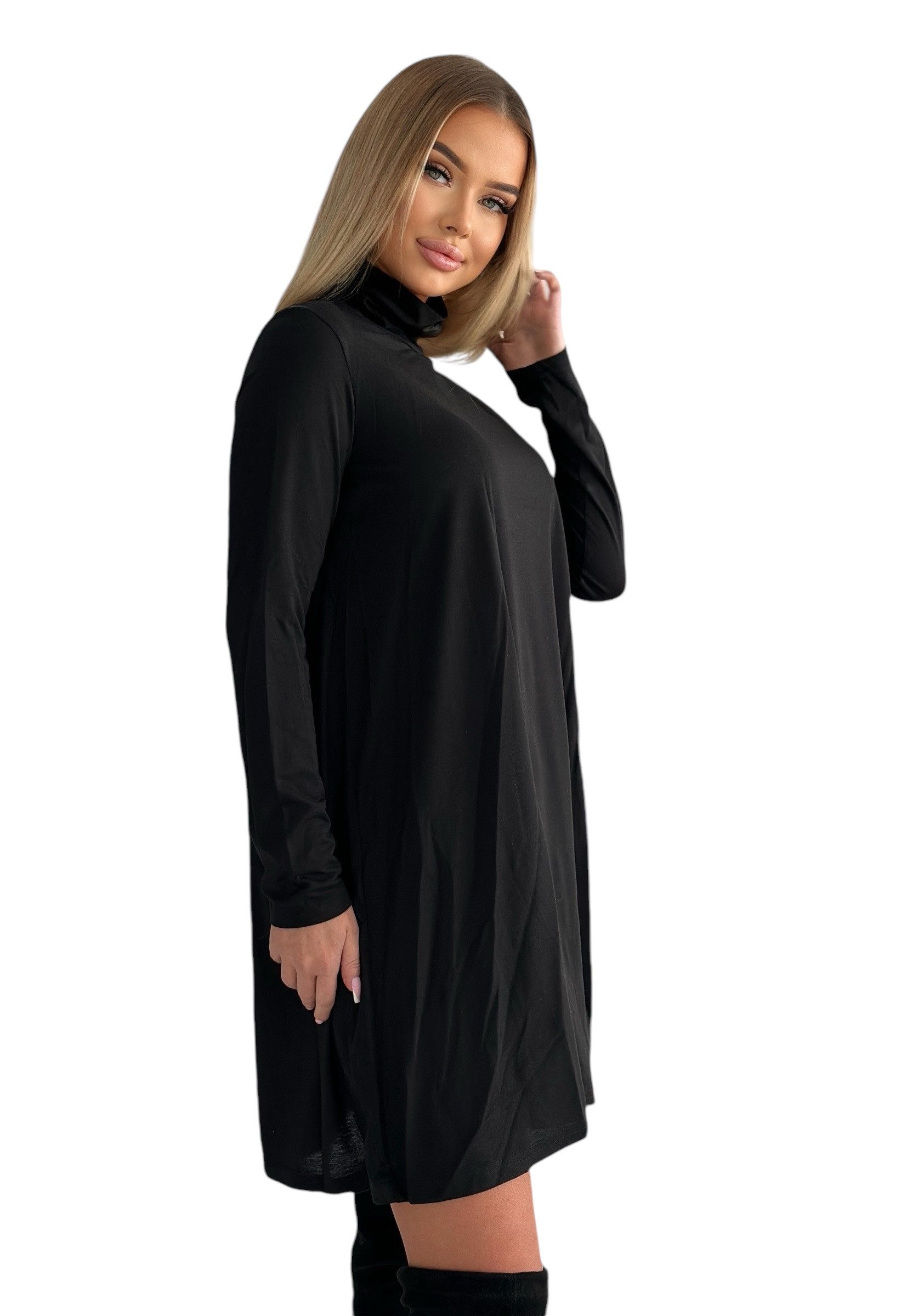 Mississhop A-Linien-Kleid Kleid Tunika Longshirt Pulli Tunika Minikleid 6510