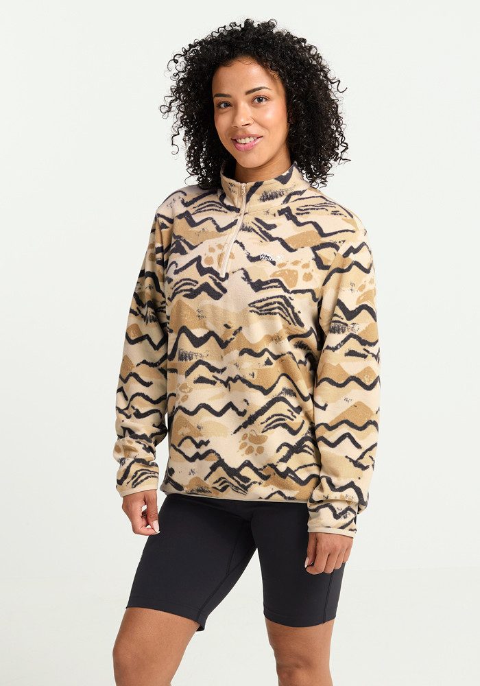 Jack Wolfskin Stehkragenpullover PAW ERA 100 PRINT HZ W