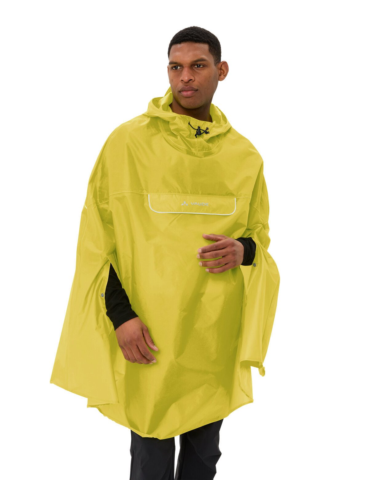 VAUDE Regenponcho Valdipino Poncho (1-St) wasserdichter Regenponcho mit Kapuze