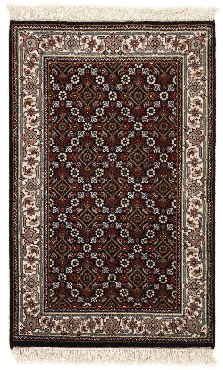 Orientteppich Indo Täbriz 63x97 Handgeknüpfter Orientteppich, Nain Trading, rechteckig, Höhe: 12 mm