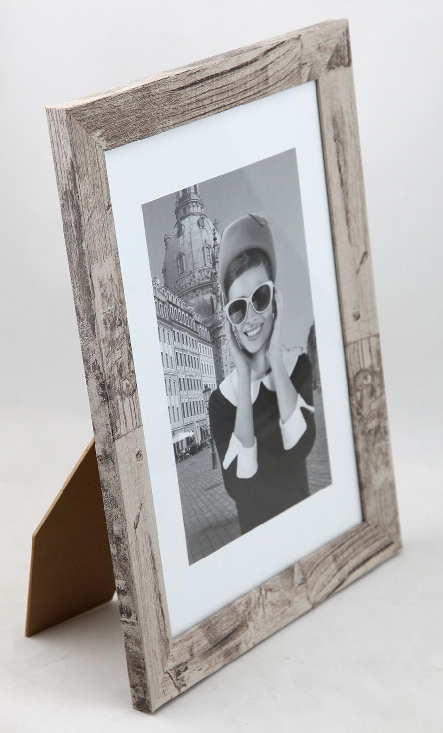 frames Bilderrahmen Holz Rahmen Bilderrahmen Picture IDEAL TREND Foto Hollywood Family Grau