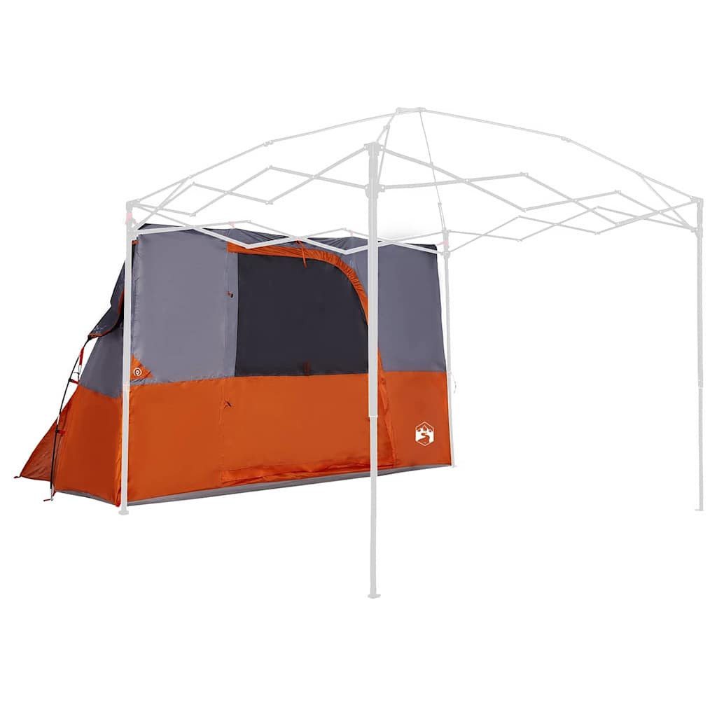 vidaXL Innenzelt Innenzelt mit Dach Grau und Orange 280 x 220 x 176 cm Taft, (1 tlg)