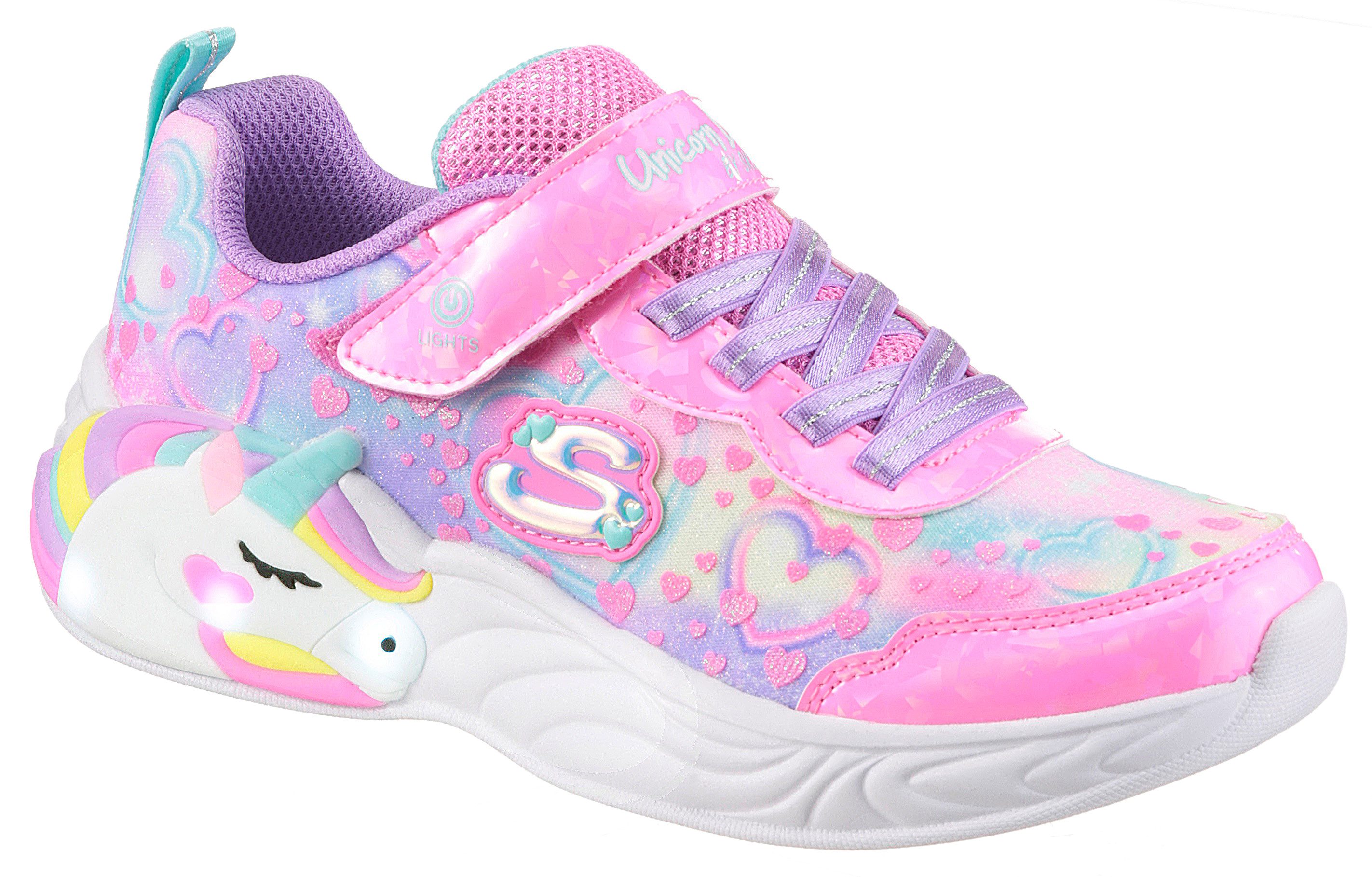Skechers UNICORN DREAMS Кросівки Klettschuh mit Einhorn, Größenschablone zum Download