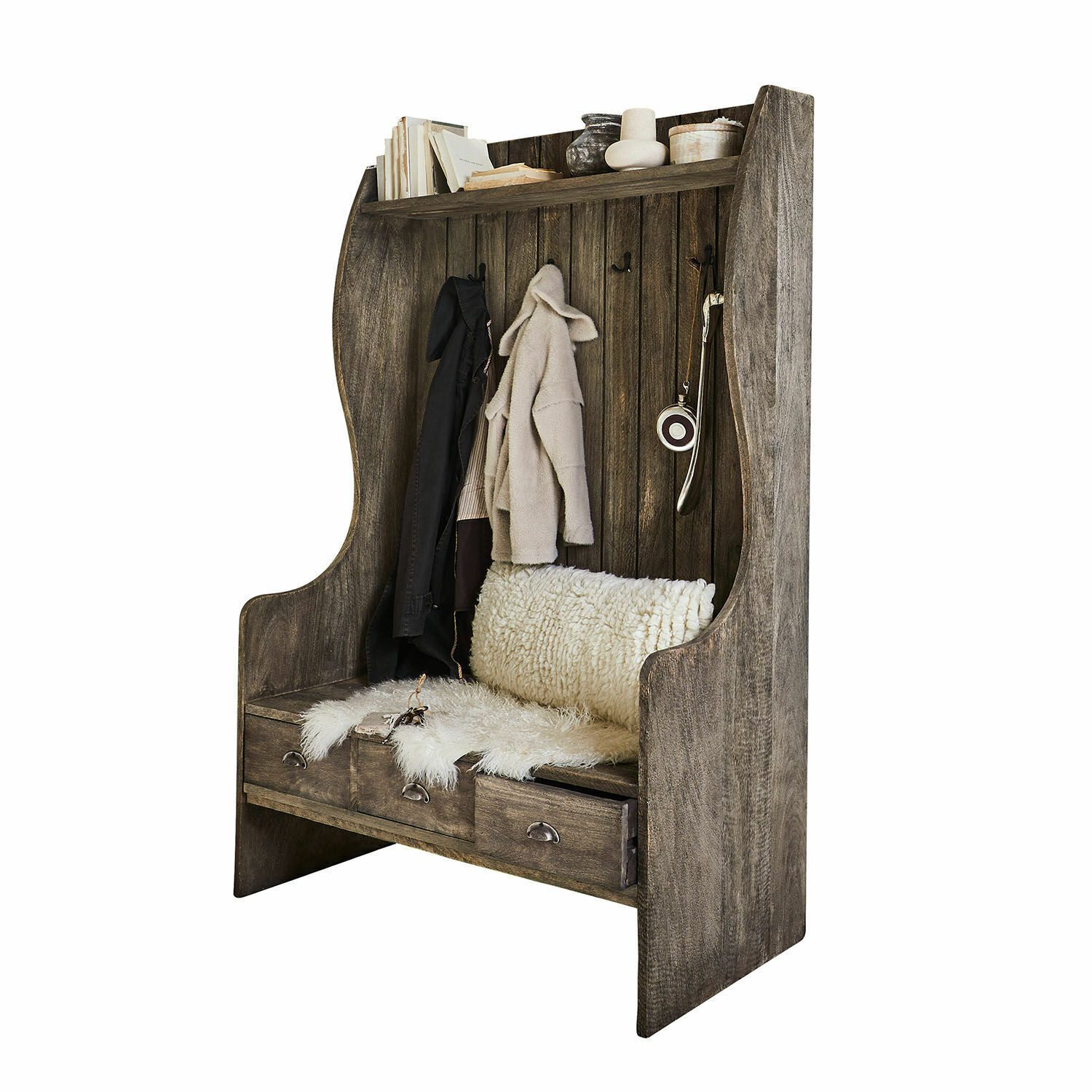 Mirabeau Kleiderständer Garderobe New Windsor antikbraun