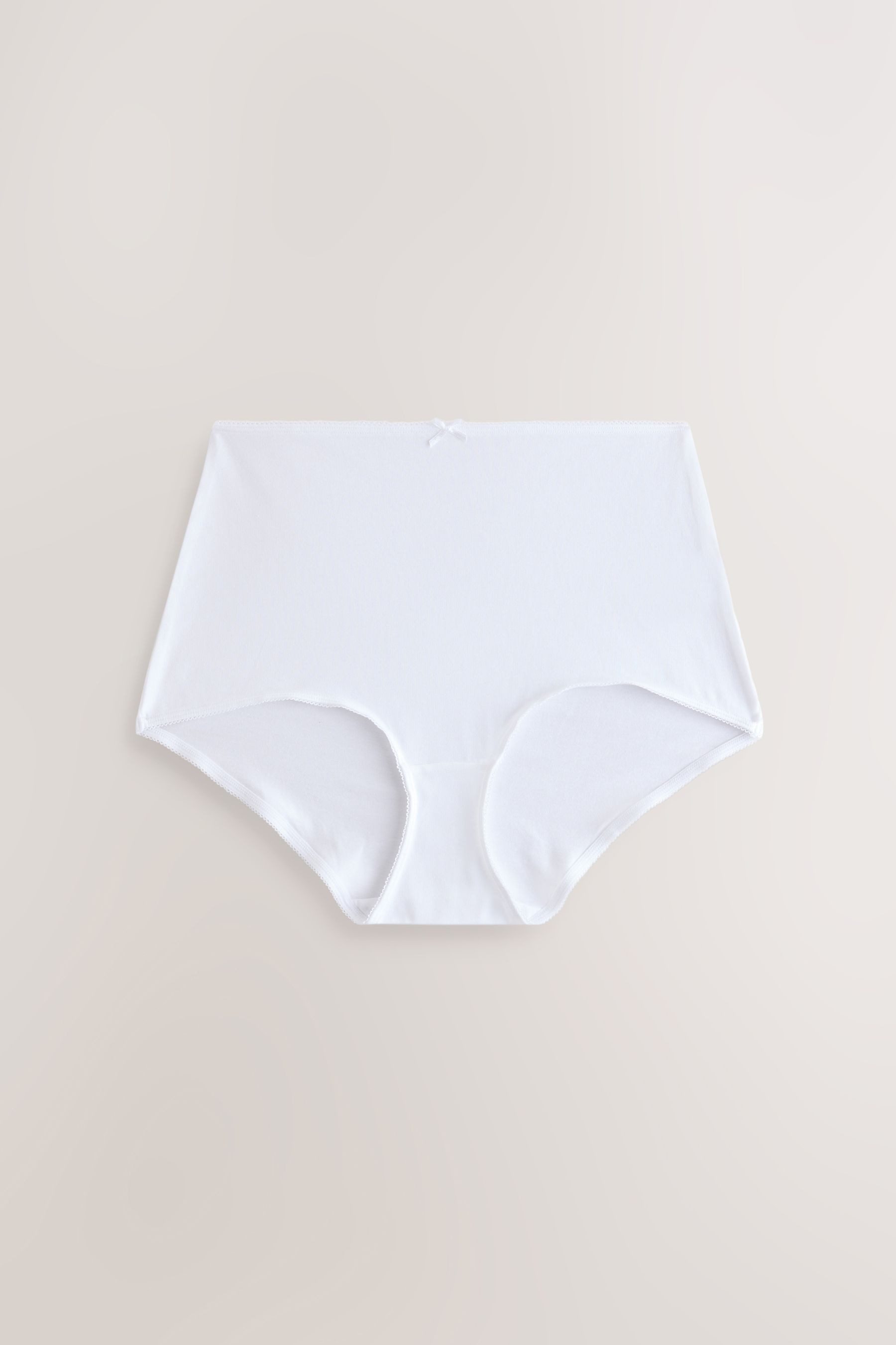 Next Taillenslip Baumwoll-Slips mit voller Bedeckung, 10er-Pack (10-St)