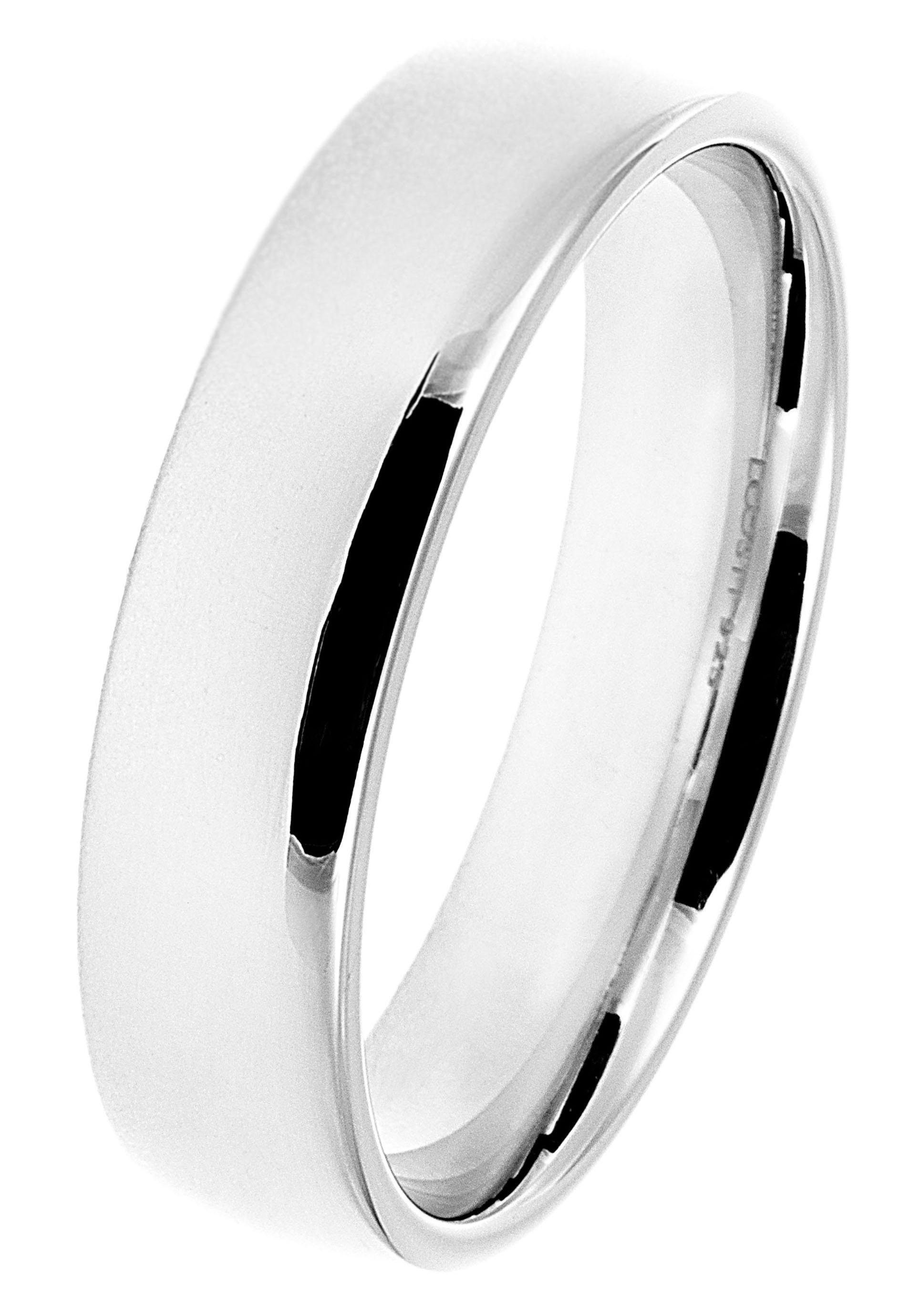 Trauring 925 Partnerring Ehering Germany, Silber mit Zirkonia Geschenk o. silberfarben Schmuck Trauring DOOSTI Made in ohne LIEBE,