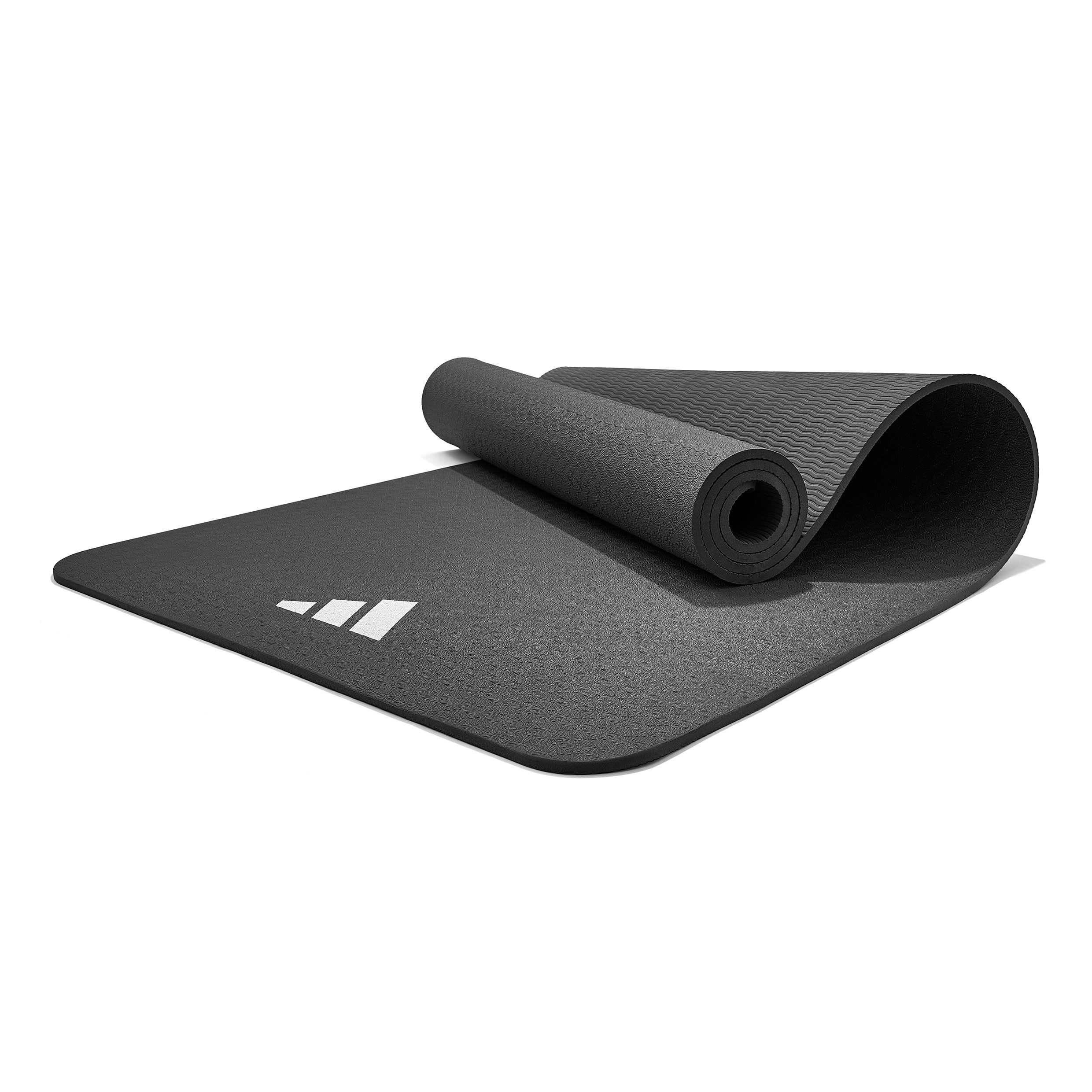 adidas Performance Yogamatte Adidas Fitness- und Yogamatte, 8 mm, Schwarz, mit strapazierfähigem und rutschfestem Material