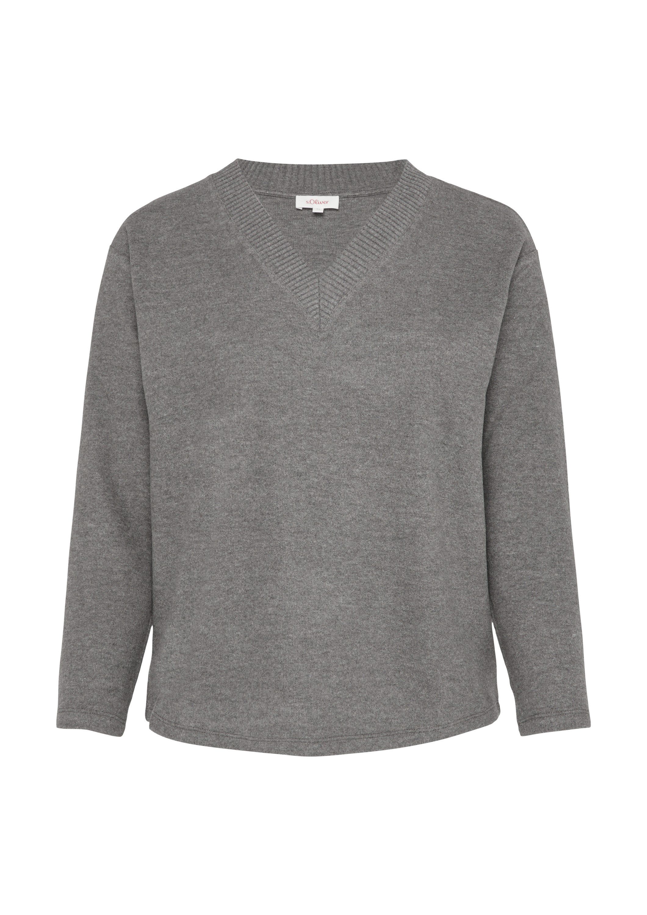 s.Oliver Sweatshirt Sweatshirt Weiches Sweatshirt mit günstig online kaufen