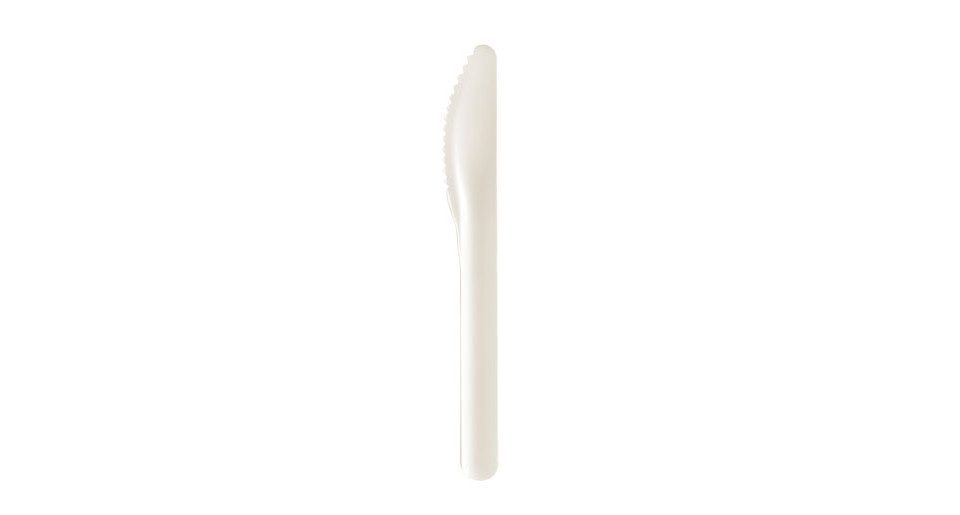 Duni Einwegbesteck-Set Duni Messer weiß 16,5 cm - 10 Stück, PP