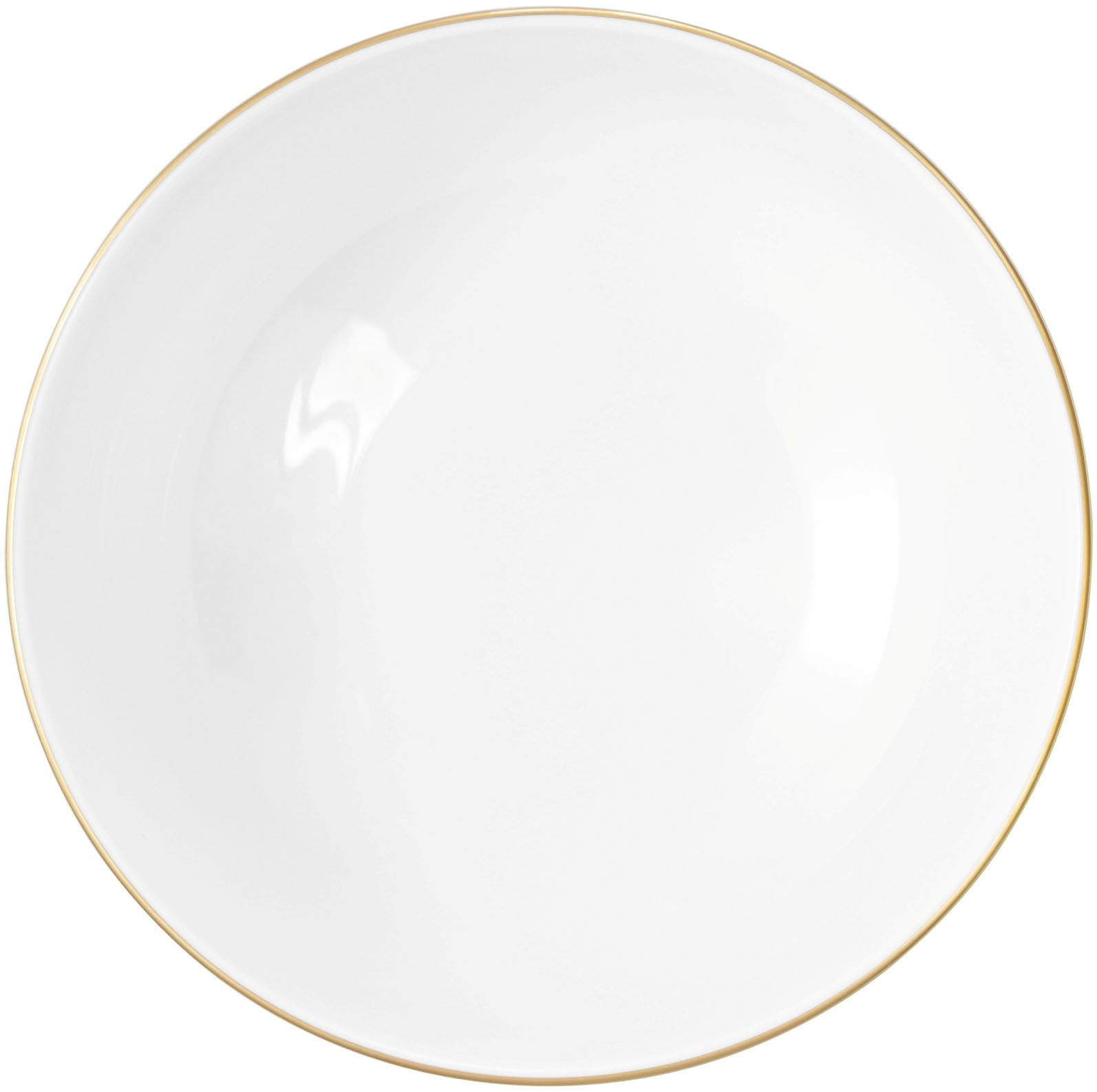 Seltmann Weiden Müslischale Liberty - Goldrand, Porzellan, (1-tlg), Schale 15 cm