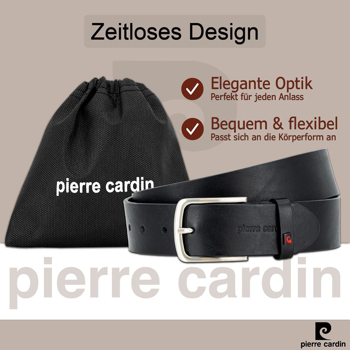 Pierre Cardin Ledergürtel