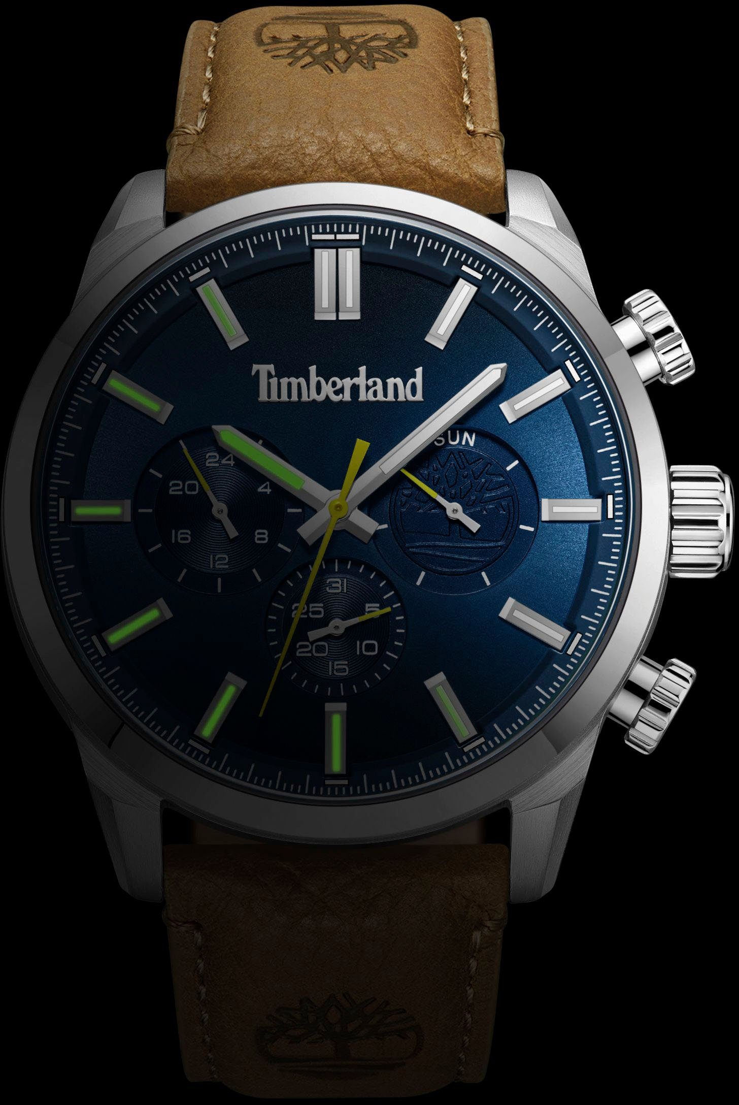 Timberland Multifunktionsuhr HENNIKER II TDWGF0028702, Armbanduhr, Quarzuhr, Herrenuhr, Datum