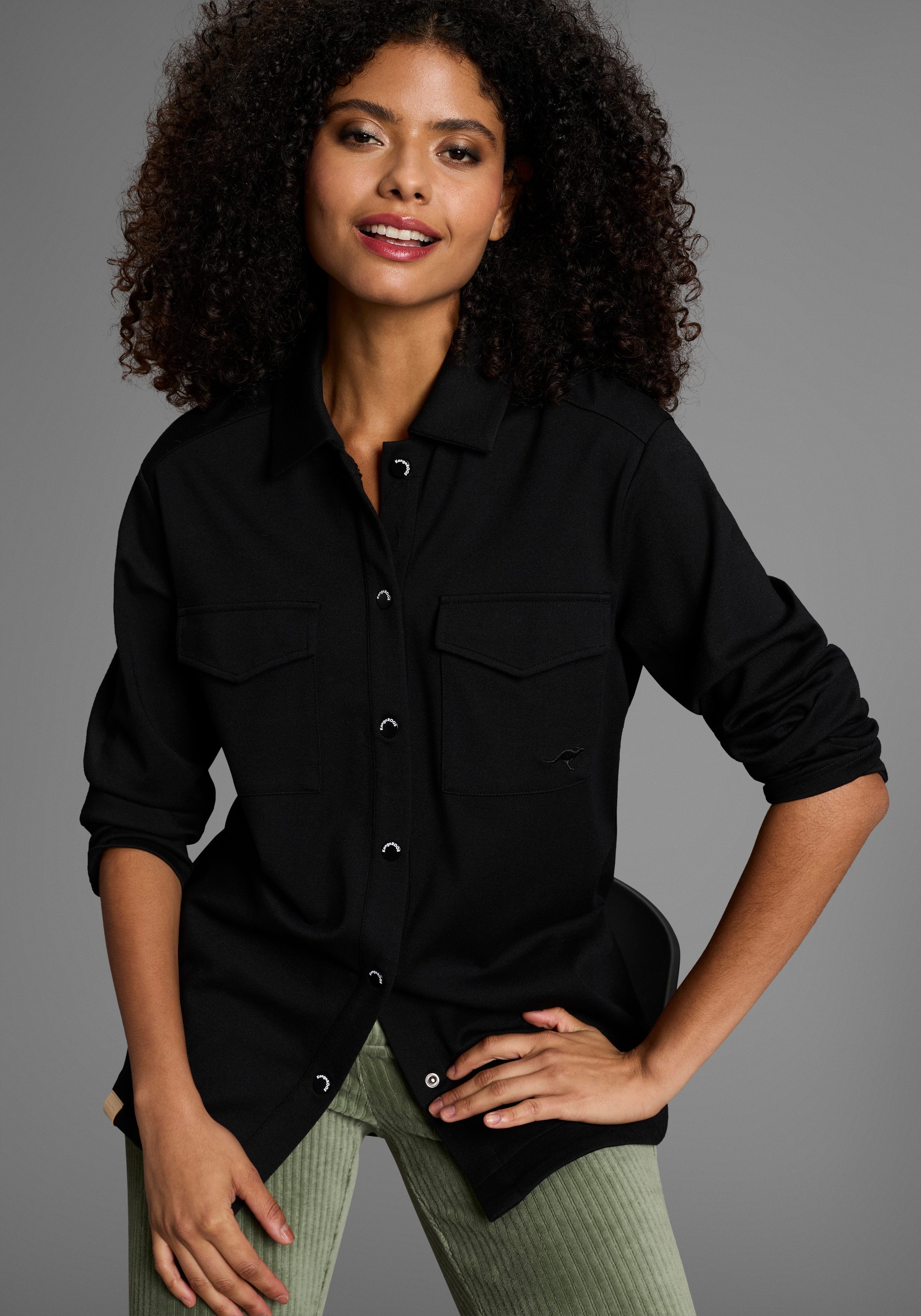 KangaROOS Jerseyblazer mit Knopfleiste günstig online kaufen