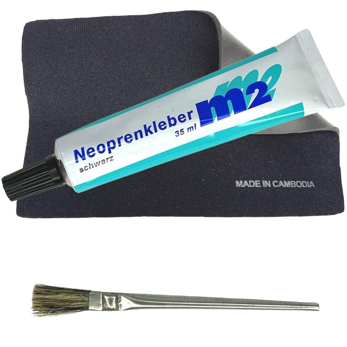 M2 Neoprenanzug M2 Neopren Reparatur Set Surf Wake Neoprenanzug Kite Kleber schwarz