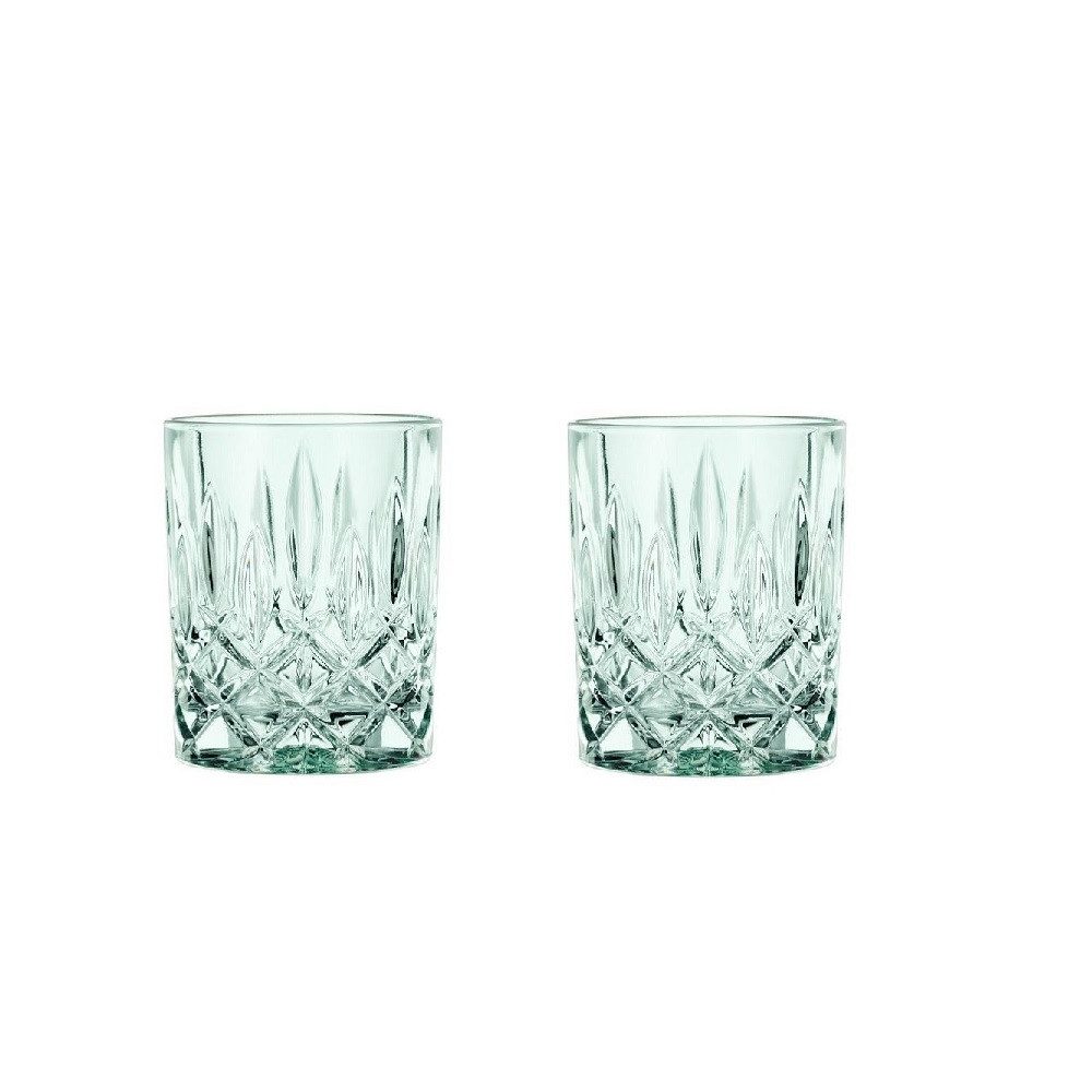 Nachtmann Schnapsglas Nachtmann Noblesse Colors Whiskybecher Mint 2er Set, Glas