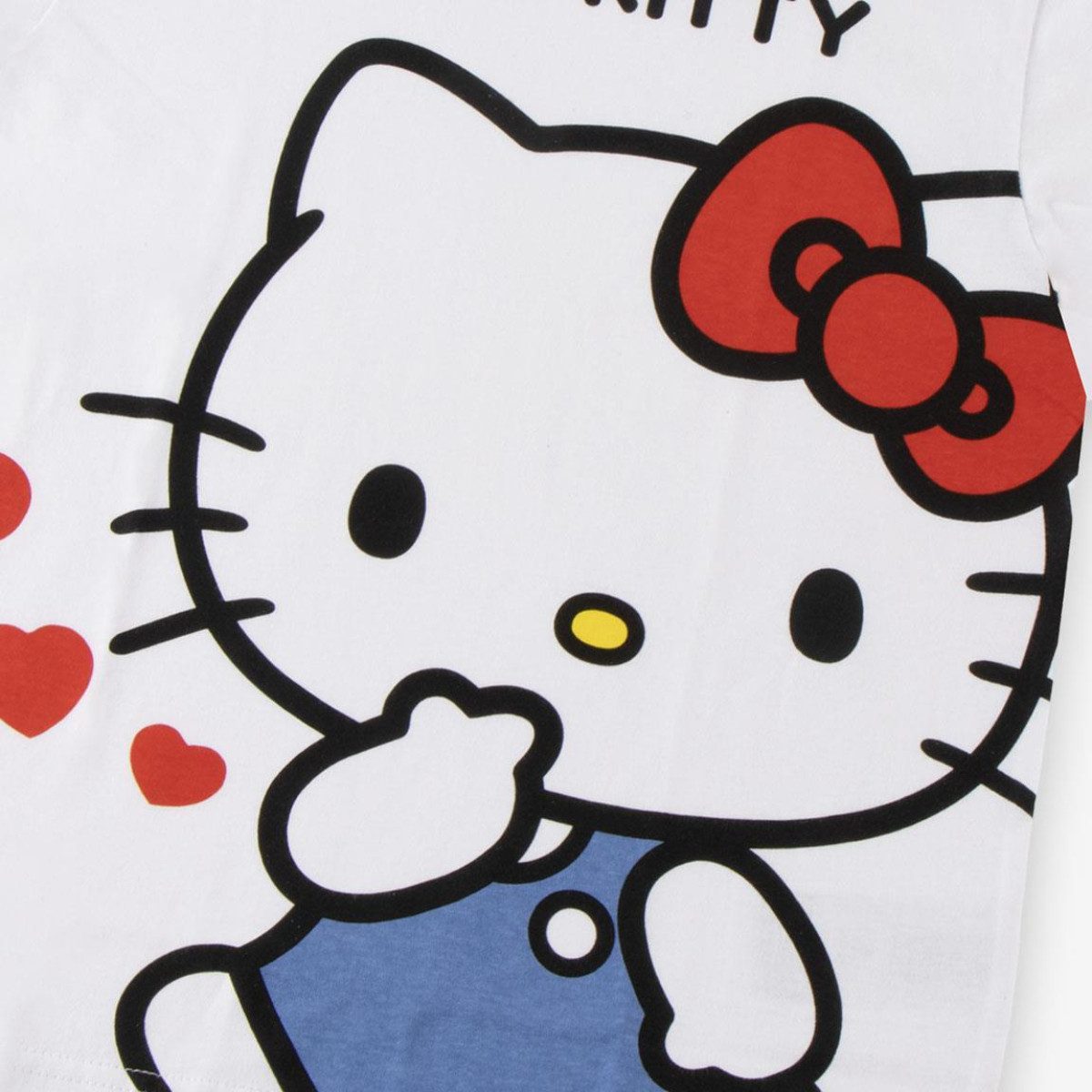 Hello Kitty T-Shirt - Kurzarmshirt Kinder Baumwollshirt Freizeit Sommer Kleidung (1-tlg) – Bild 3 von 3