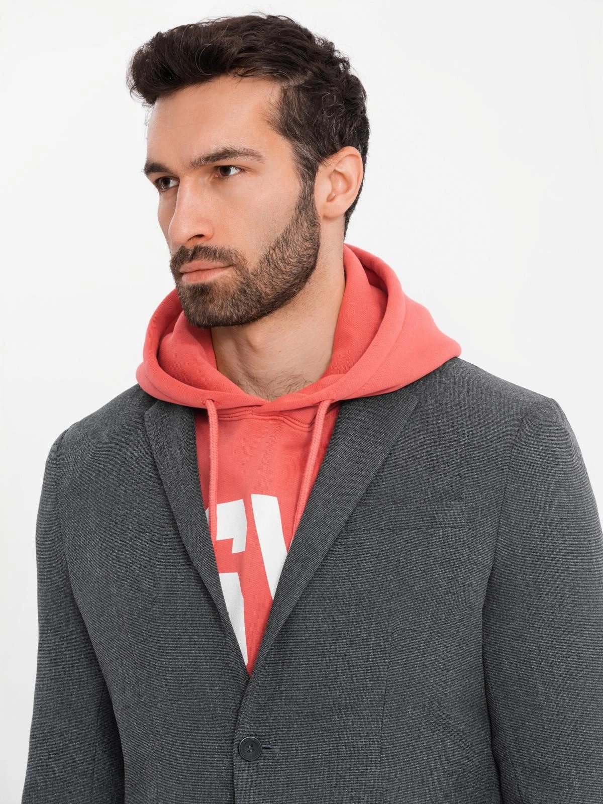 OMBRE Sakko Schicker Sakko für Herren mit dekorativen Knöpfen an den Manschetten