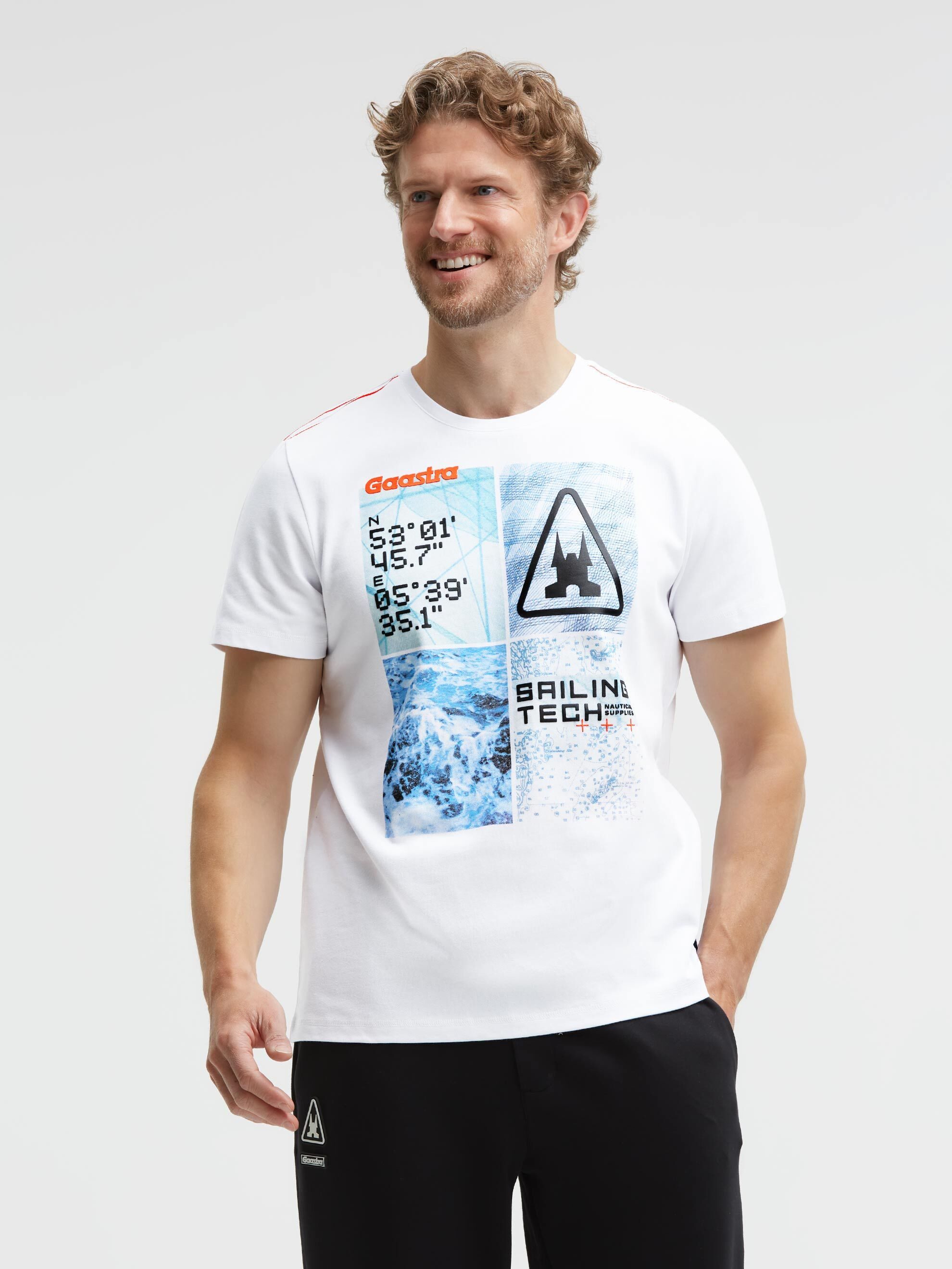 Gaastra Rundhalsshirt mit Kontrastnähten