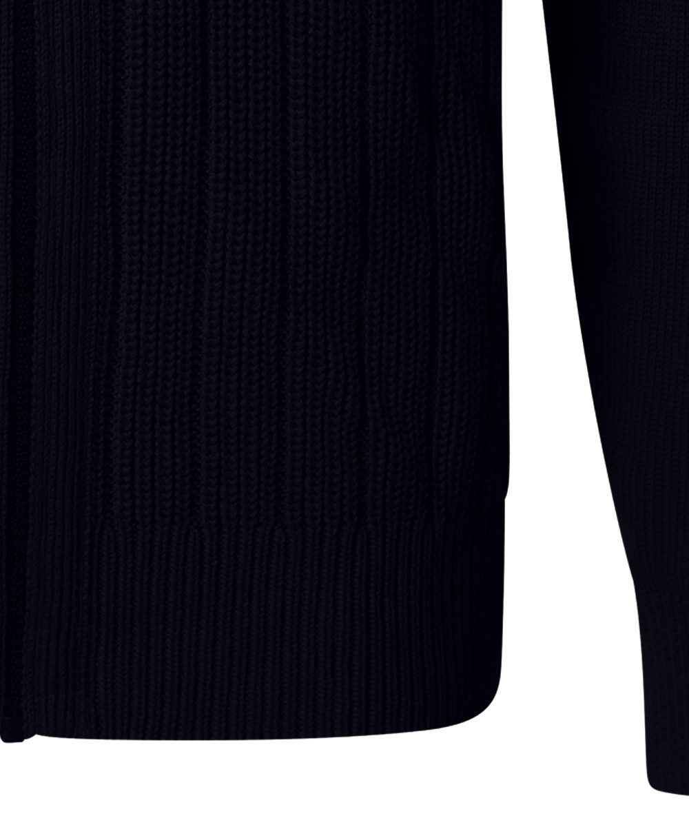 Pierre Cardin Strickjacke in gerippter Qualität