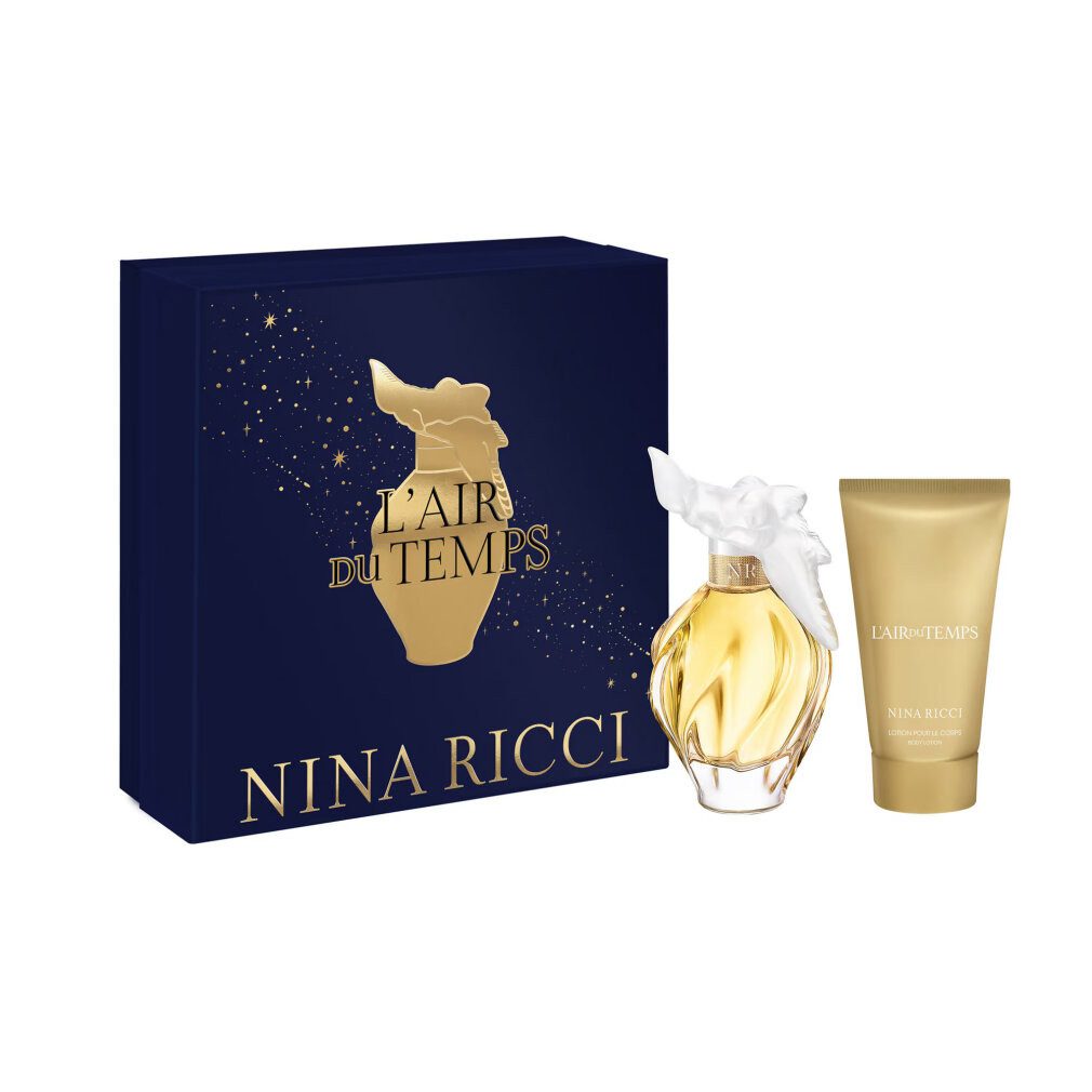 Nina Ricci Eau de Toilette L'air Du Temps Gift Set 100ml EDT + 75ml Body Lotion