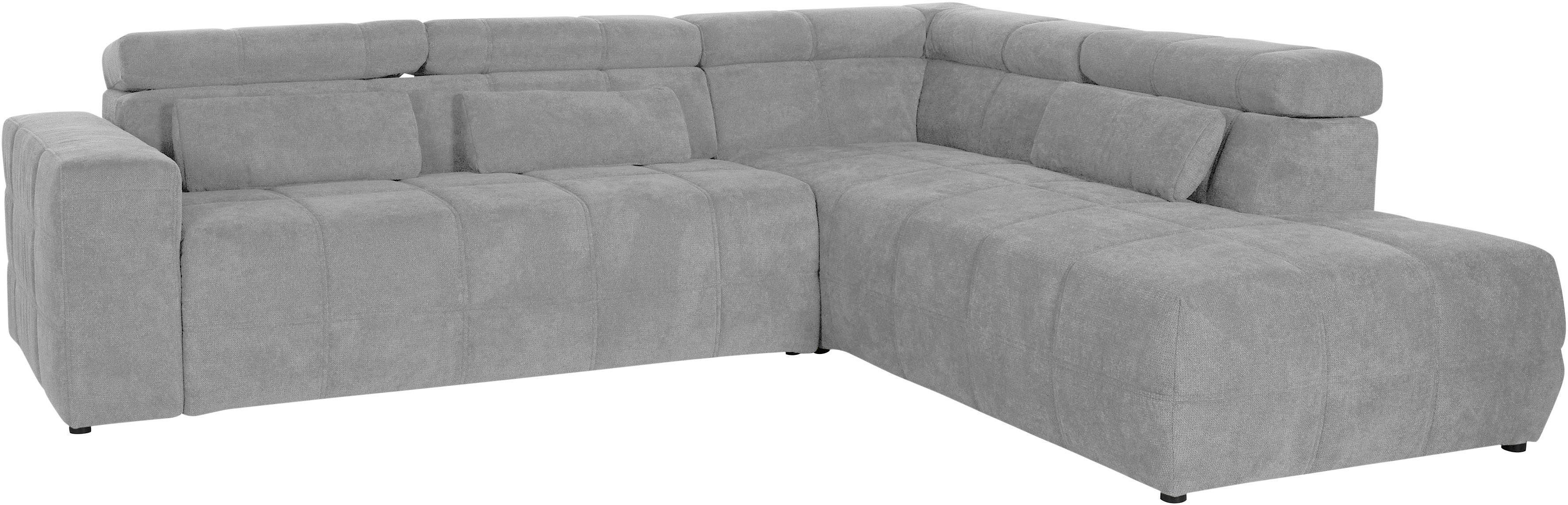 DOMO collection Ecksofa "Cunelli tolle Sitznähte als Designelement, fester günstig online kaufen