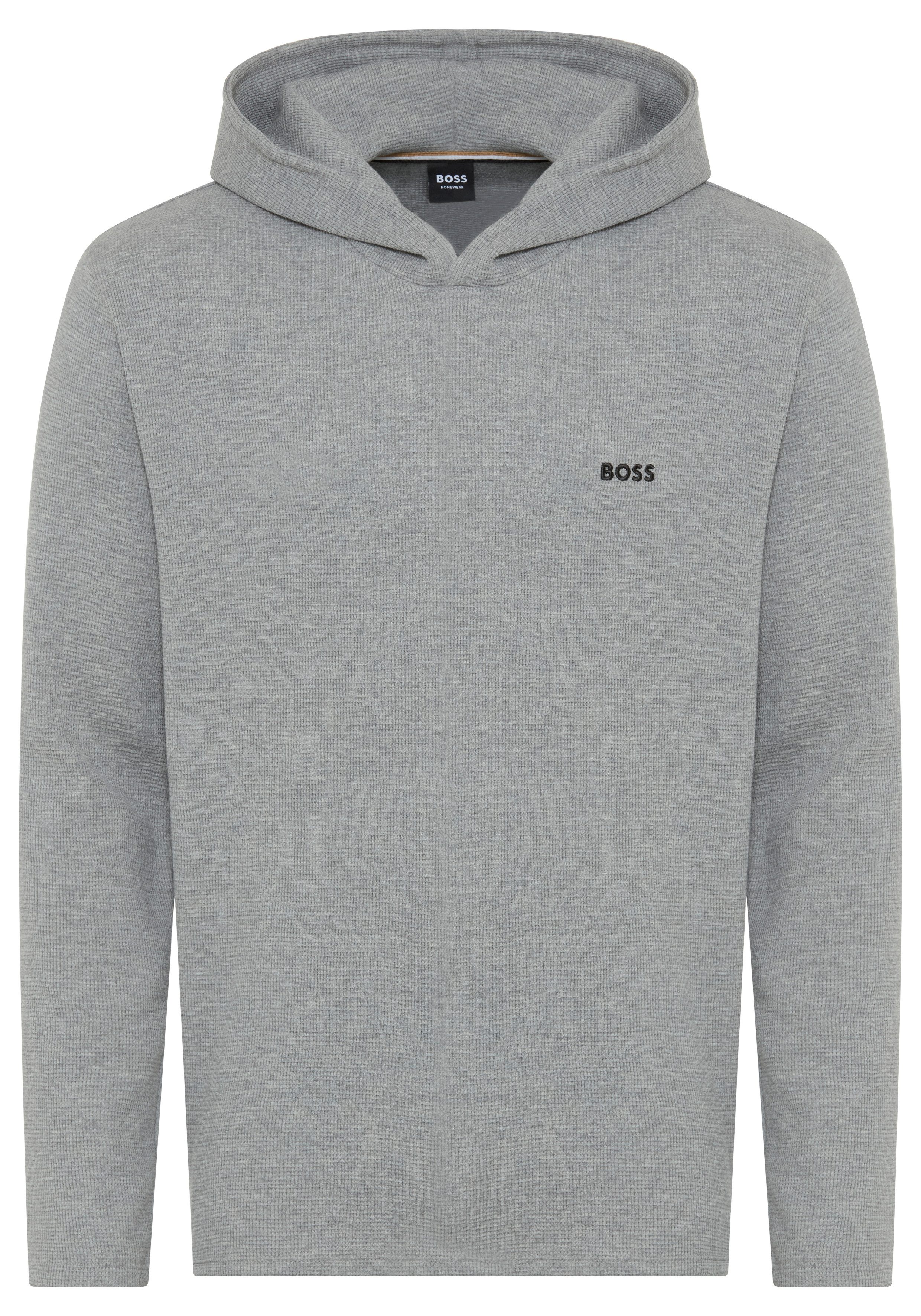 BOSS Hoodie Waffle LS-Shirt H