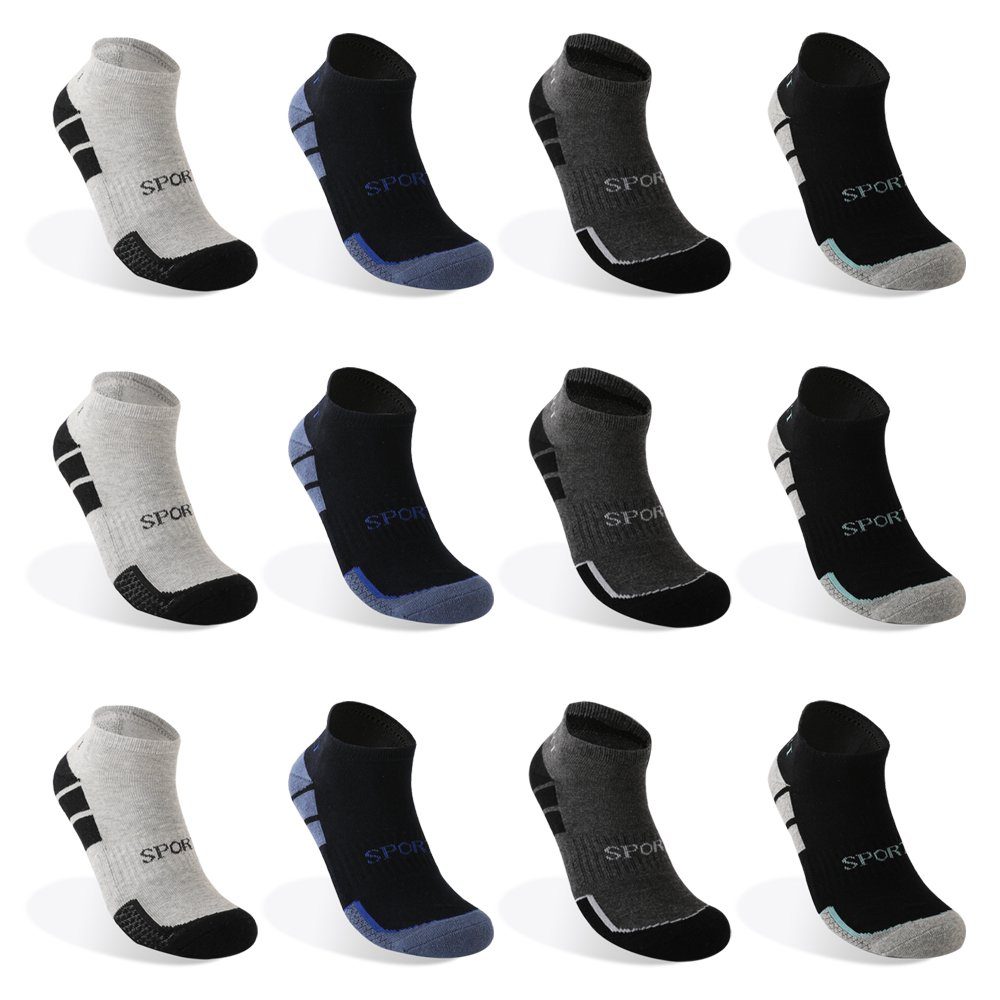 TEXEMP Thermosocken 3 - 12 Paar Thermo Socken Sneaker Kurzsocken Dicke Warm günstig online kaufen
