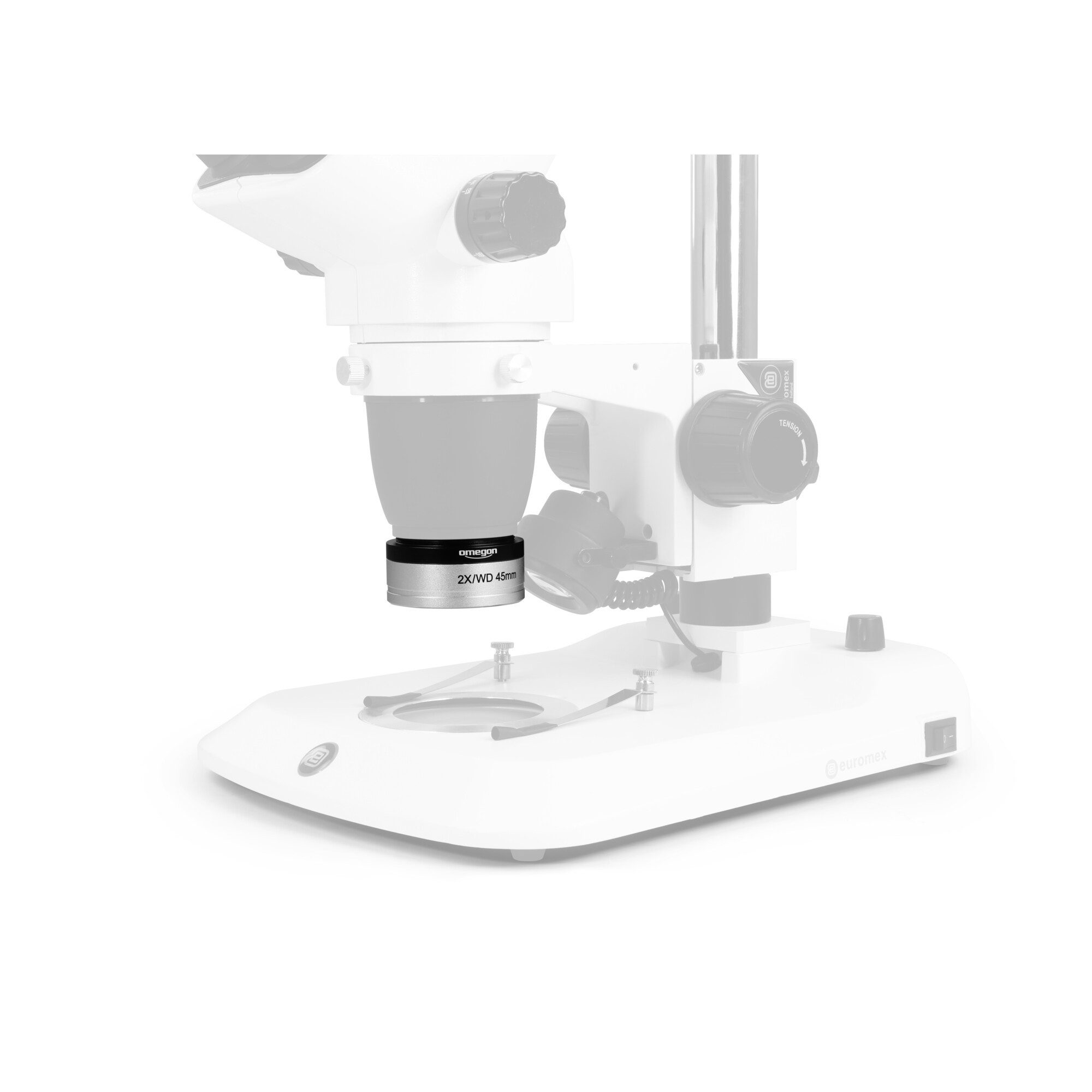 Omegon Omegon Objektiv Mikroskop-Vorsatzlinse 2.0x mit Adapter Auf- und Durchlichtmikroskop