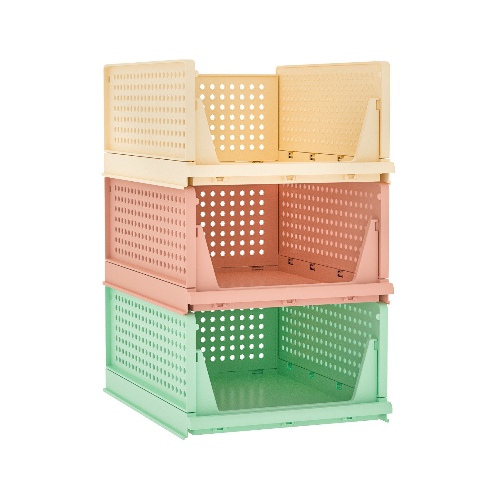 Yorbay Organizer 3er Set Stapelbarer Kleiderschrank günstig online kaufen