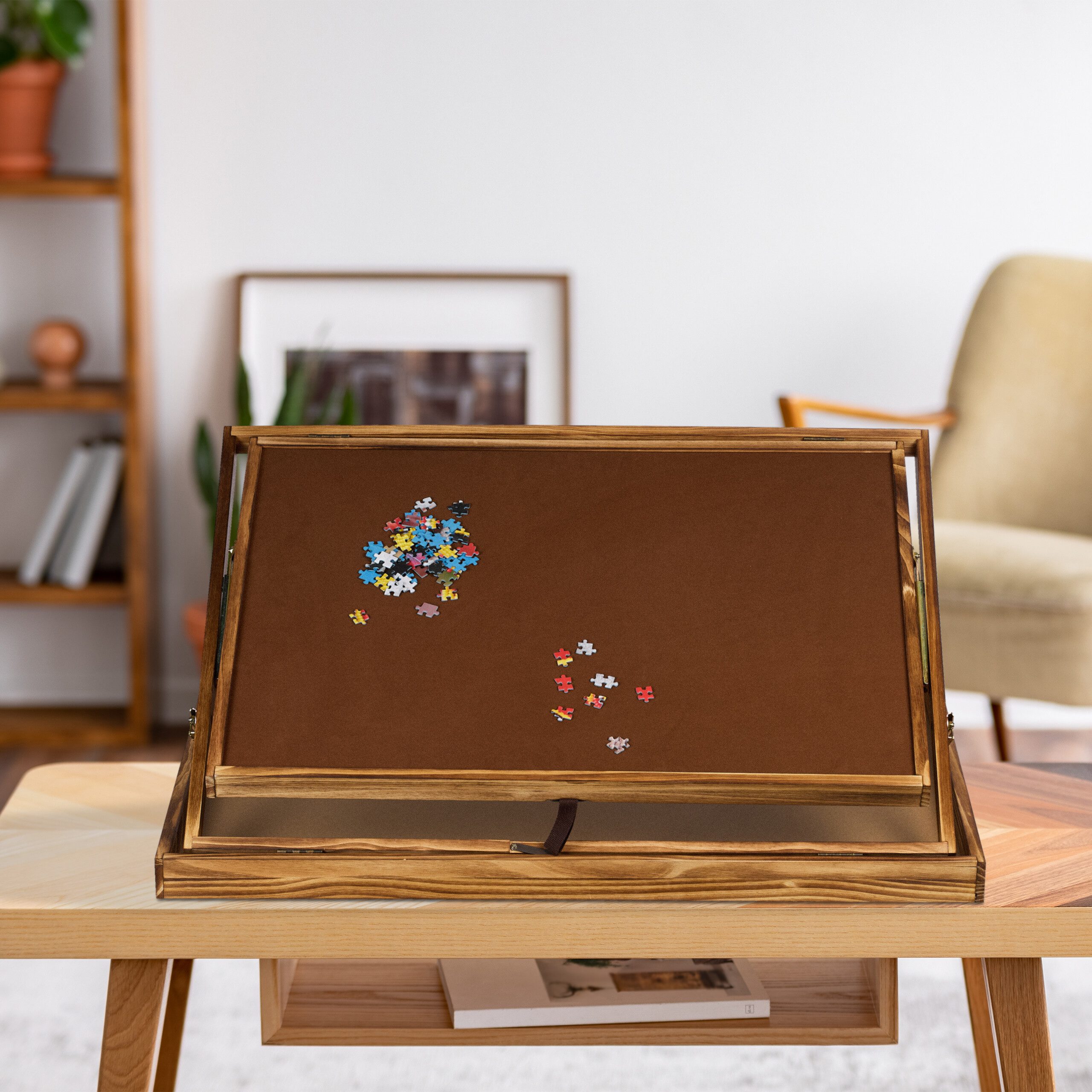 relaxdays Puzzleunterlage Puzzletisch, (1-tlg)
